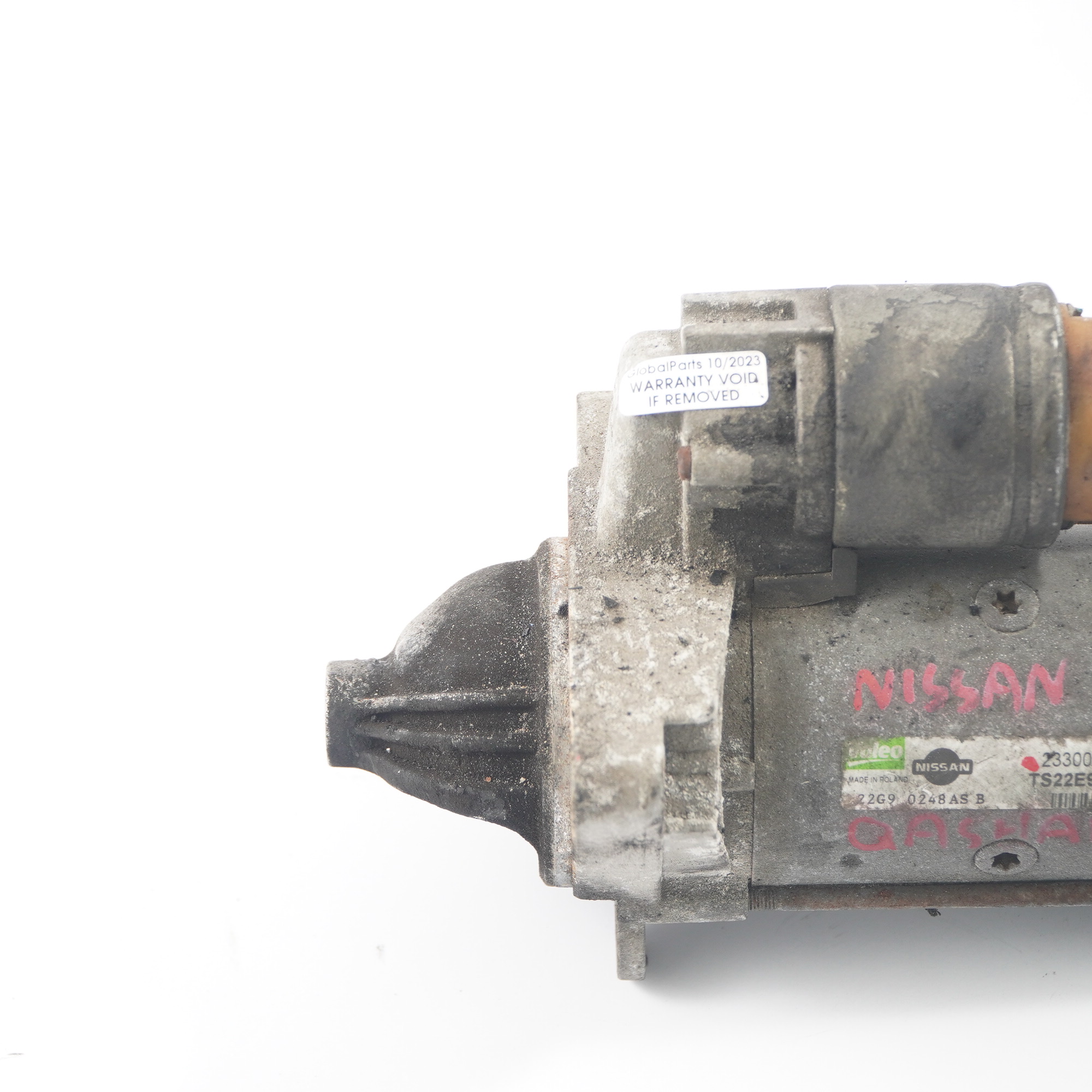 Nissan Qashqai Dieselmotor Anlasser Aktuator Starter 23300JG70A