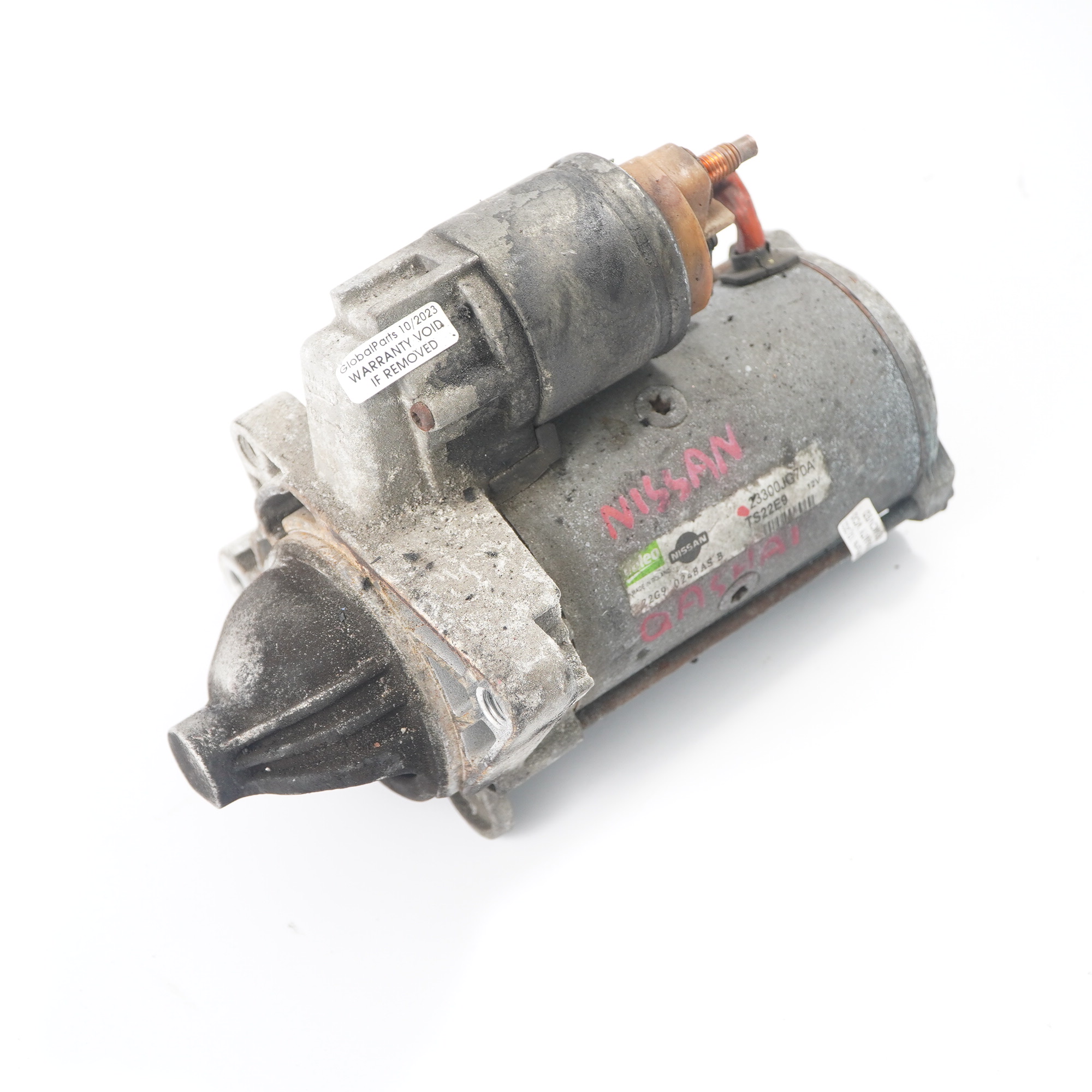 Nissan Qashqai Dieselmotor Anlasser Aktuator Starter 23300JG70A