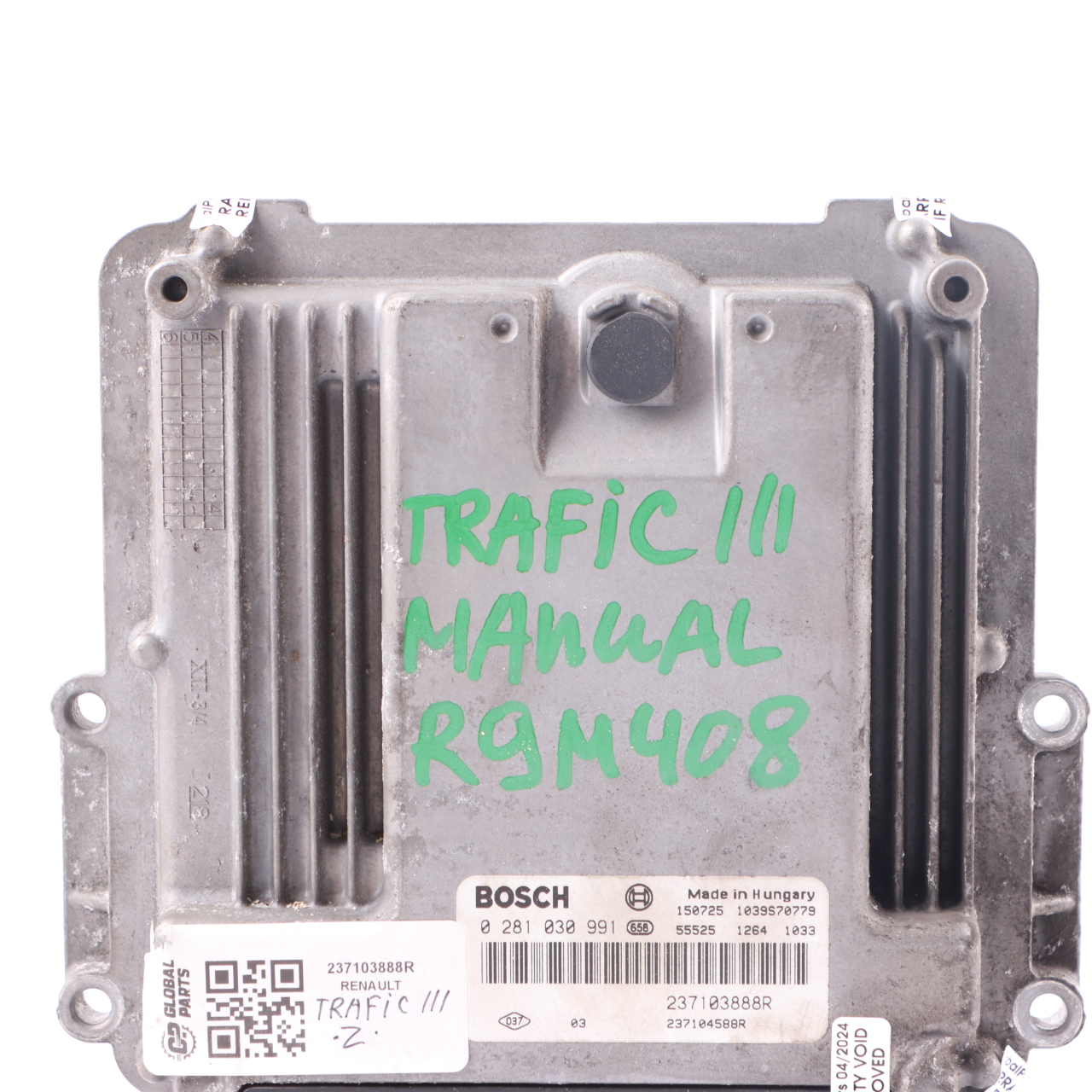 Renault Trafic F83 M9R 2.0 DCI Motor Steuergerät Modul ECU Handbuch 237101754R