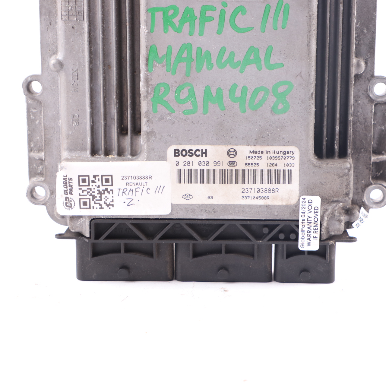 Renault Trafic F83 M9R 2.0 DCI Motor Steuergerät Modul ECU Handbuch 237101754R