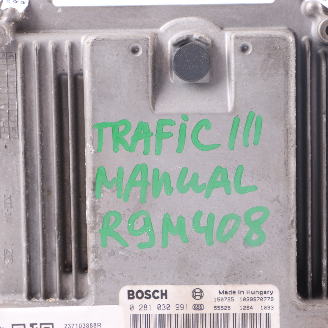 Renault Trafic F83 M9R 2.0 DCI Motor Steuergerät Modul ECU Handbuch 237101754R