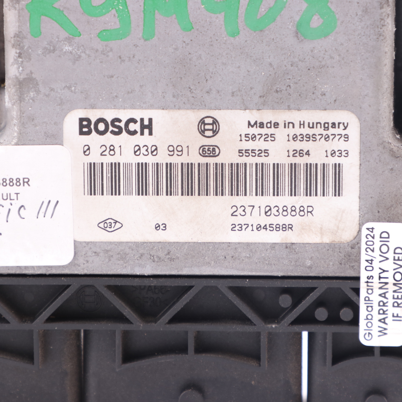 Renault Trafic F83 M9R 2.0 DCI Motor Steuergerät Modul ECU Handbuch 237101754R