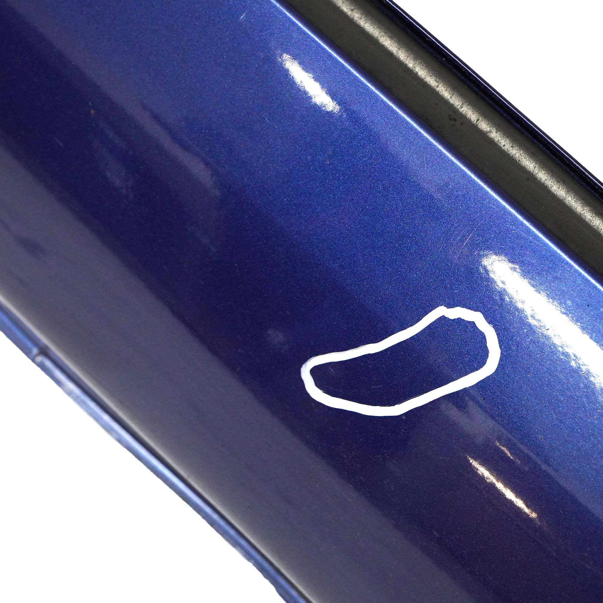 Mercedes-Benz W203 Door Sill Side Cover Skirt Right O/S Jaspisblau Blue - 345