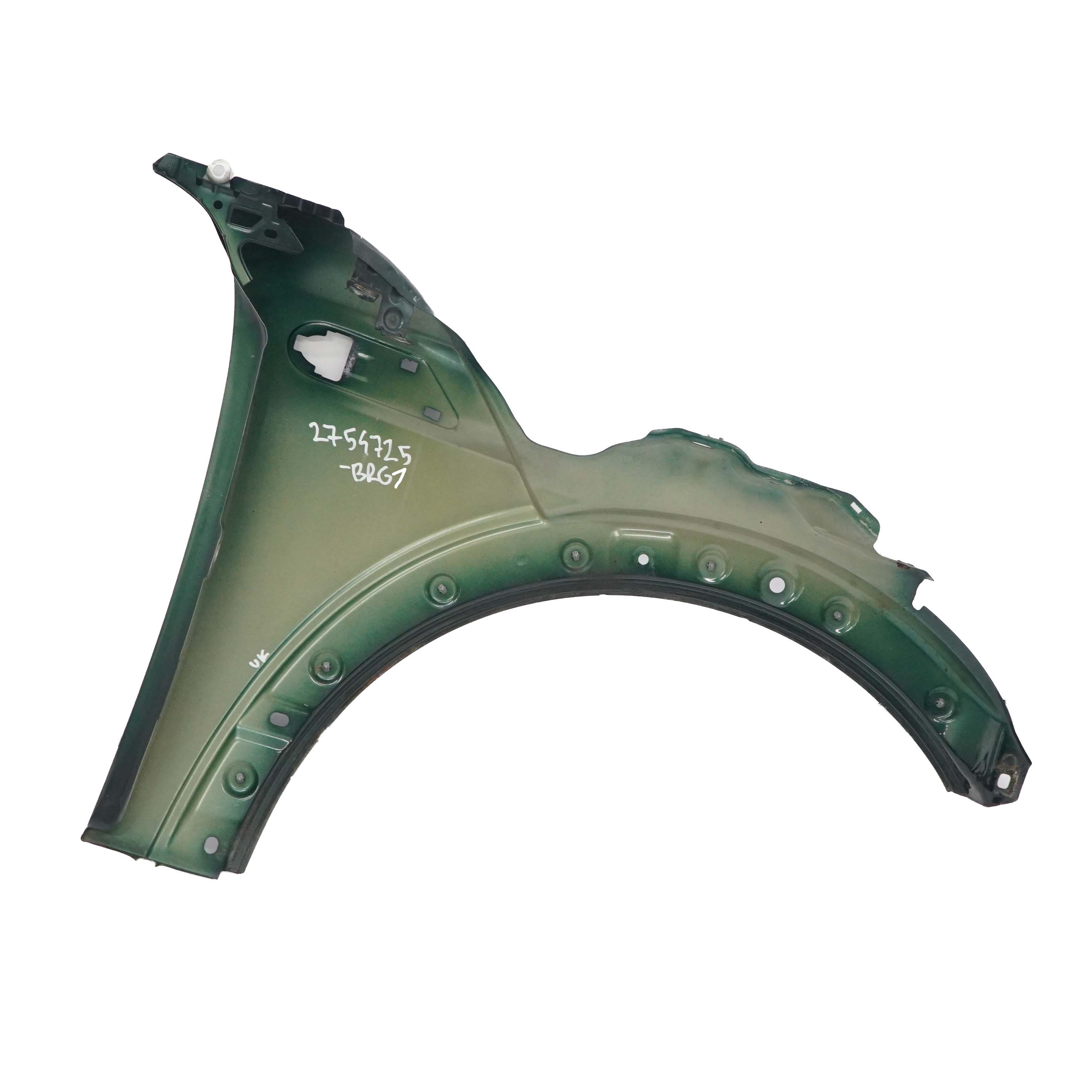 Mini R55 R56 R57 Seitenwand Vorne Links British Racing Green Gruen - A67