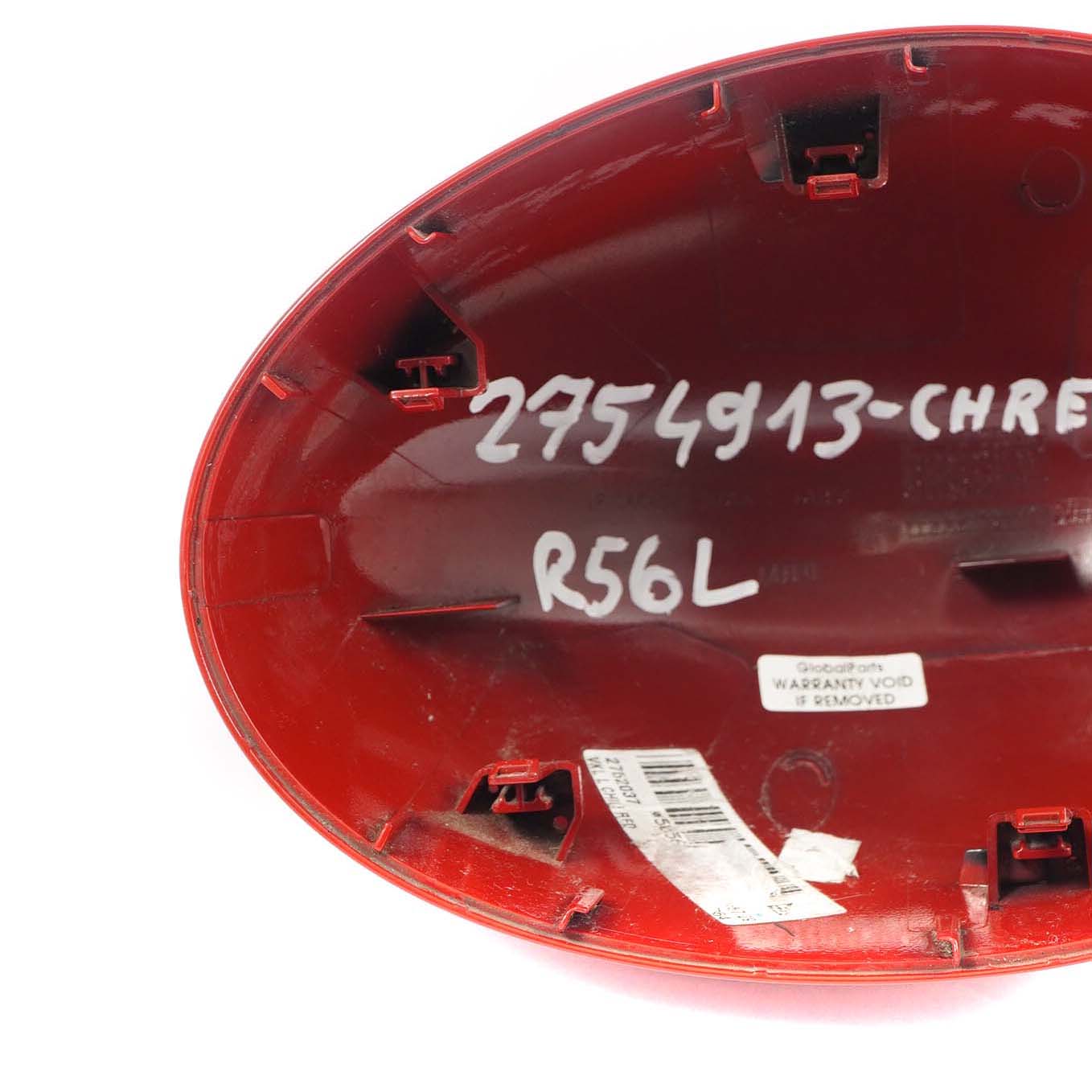 Mirror Wing Mini Cooper R55 R56 R60 Cover Cap Left N/S Chili Red 851