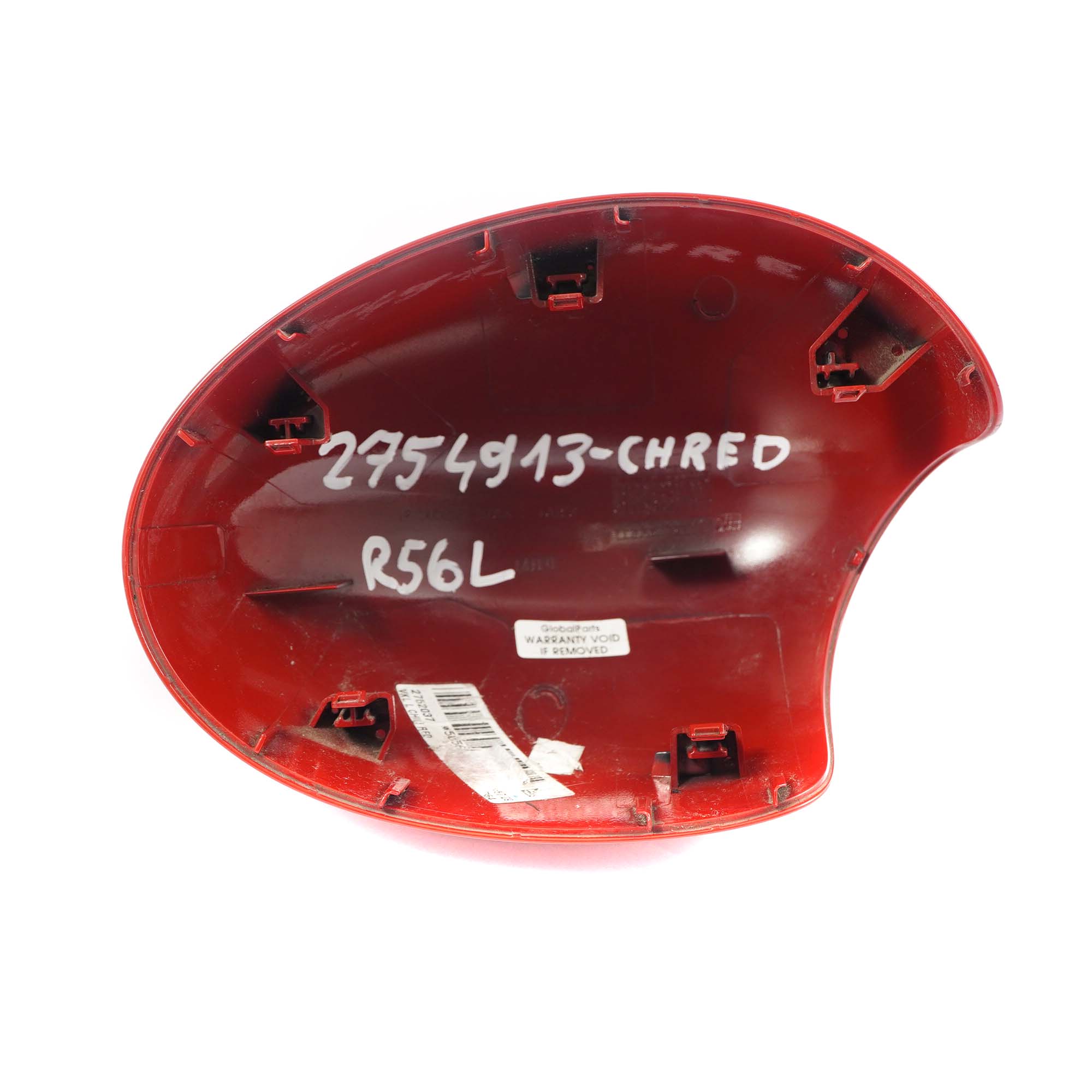 Mirror Wing Mini Cooper R55 R56 R60 Cover Cap Left N/S Chili Red 851