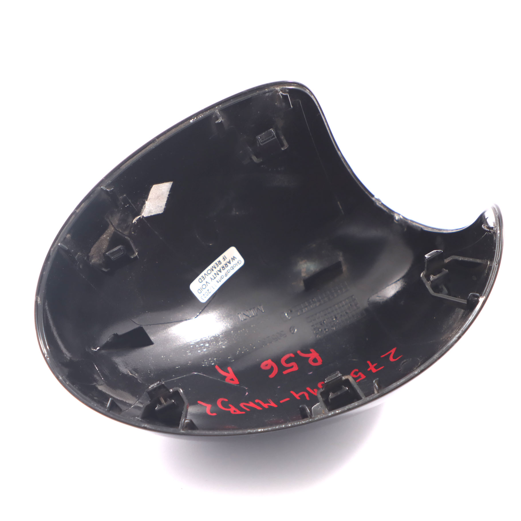 Wing Mirror Cover Mini R55 R56 R57 Casing Cap Right O/S Midnight Black A94