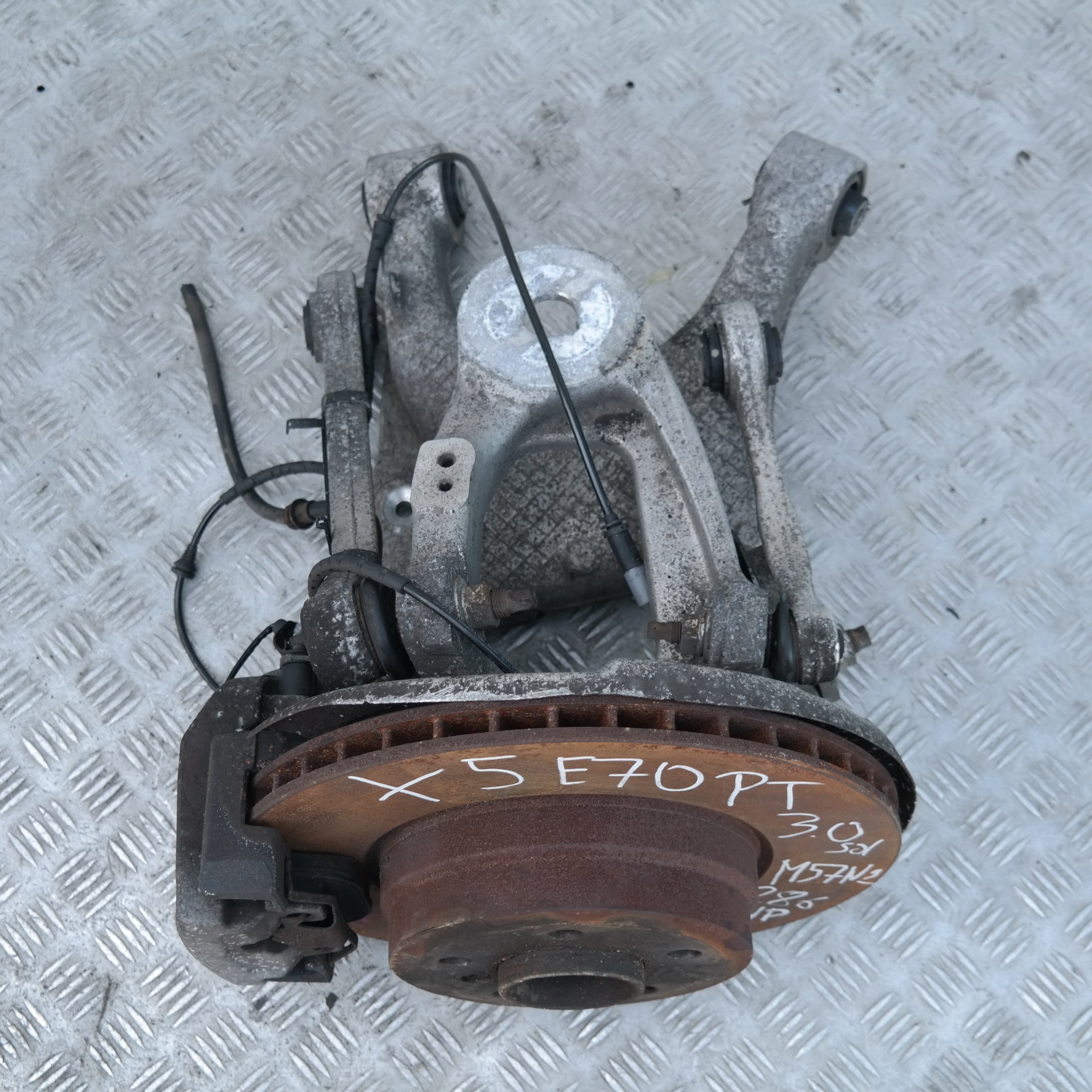 BMW X5 er E70 3.0sd M57N2 286PS Set Radträger hinten rechts Bremsscheibe