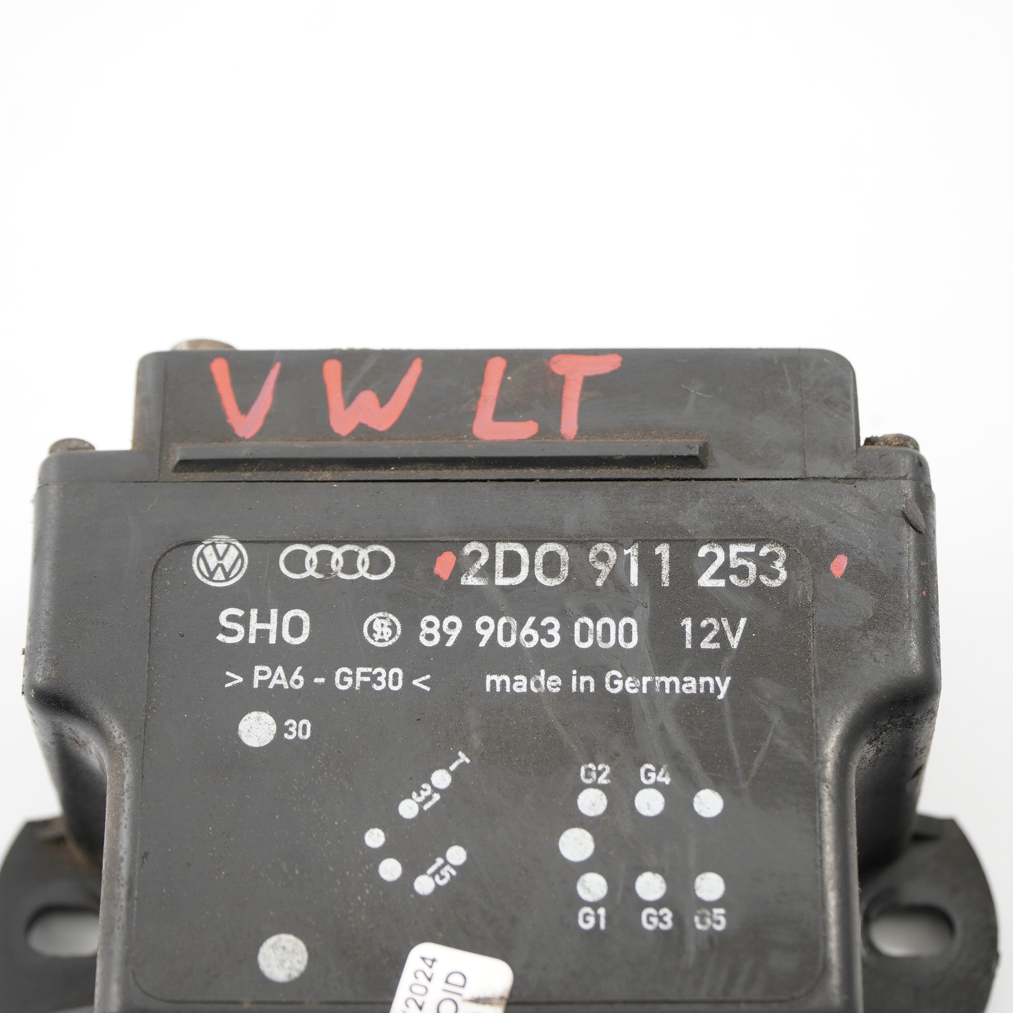 VW Volkswagen LT 35 Glühkerzen Modul Relais Steuergerät Schwarz 2D0911253