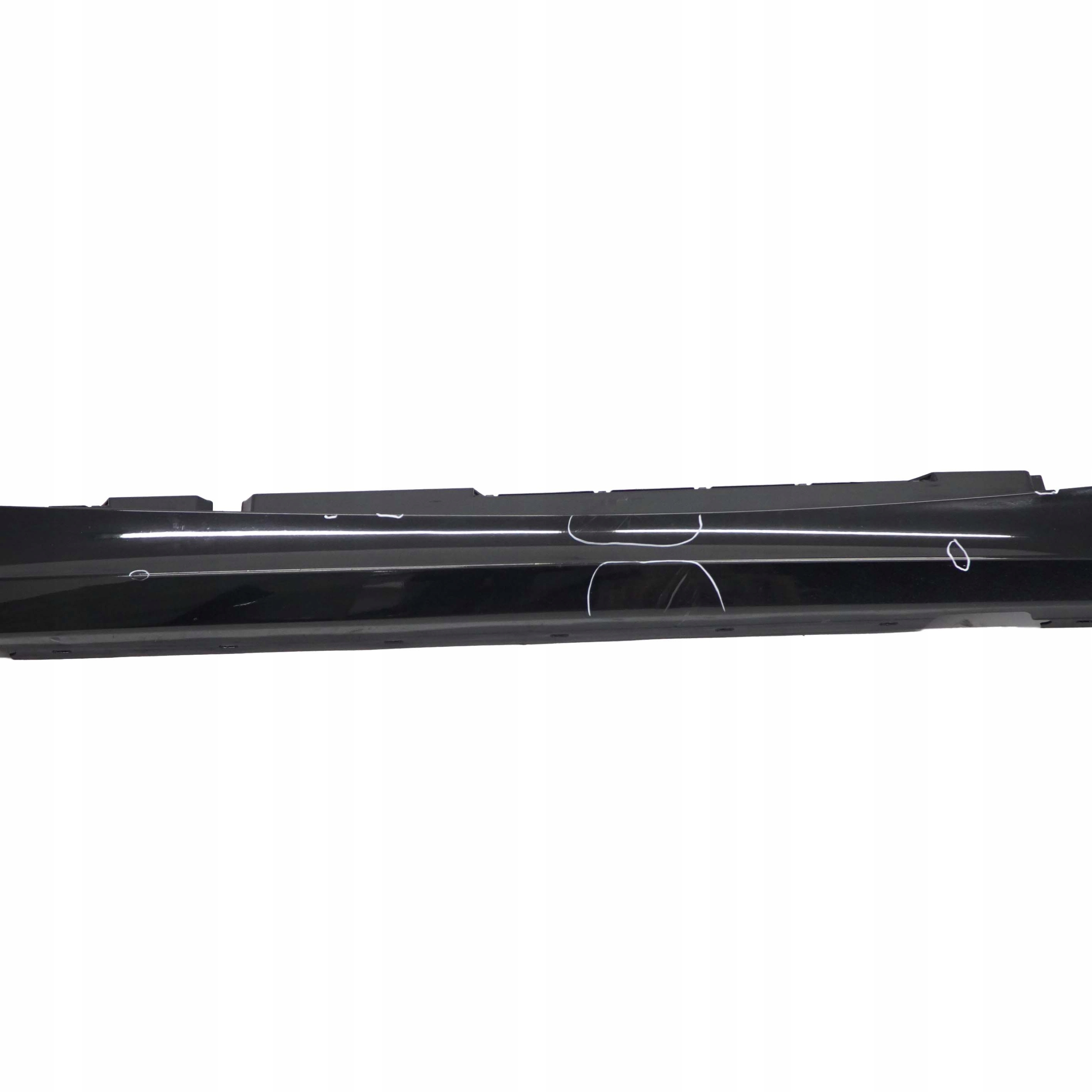 BMW 1 E87 LCI 6 Sill Strip Side Skirt Right O/S Schwarz 2 Black - 668