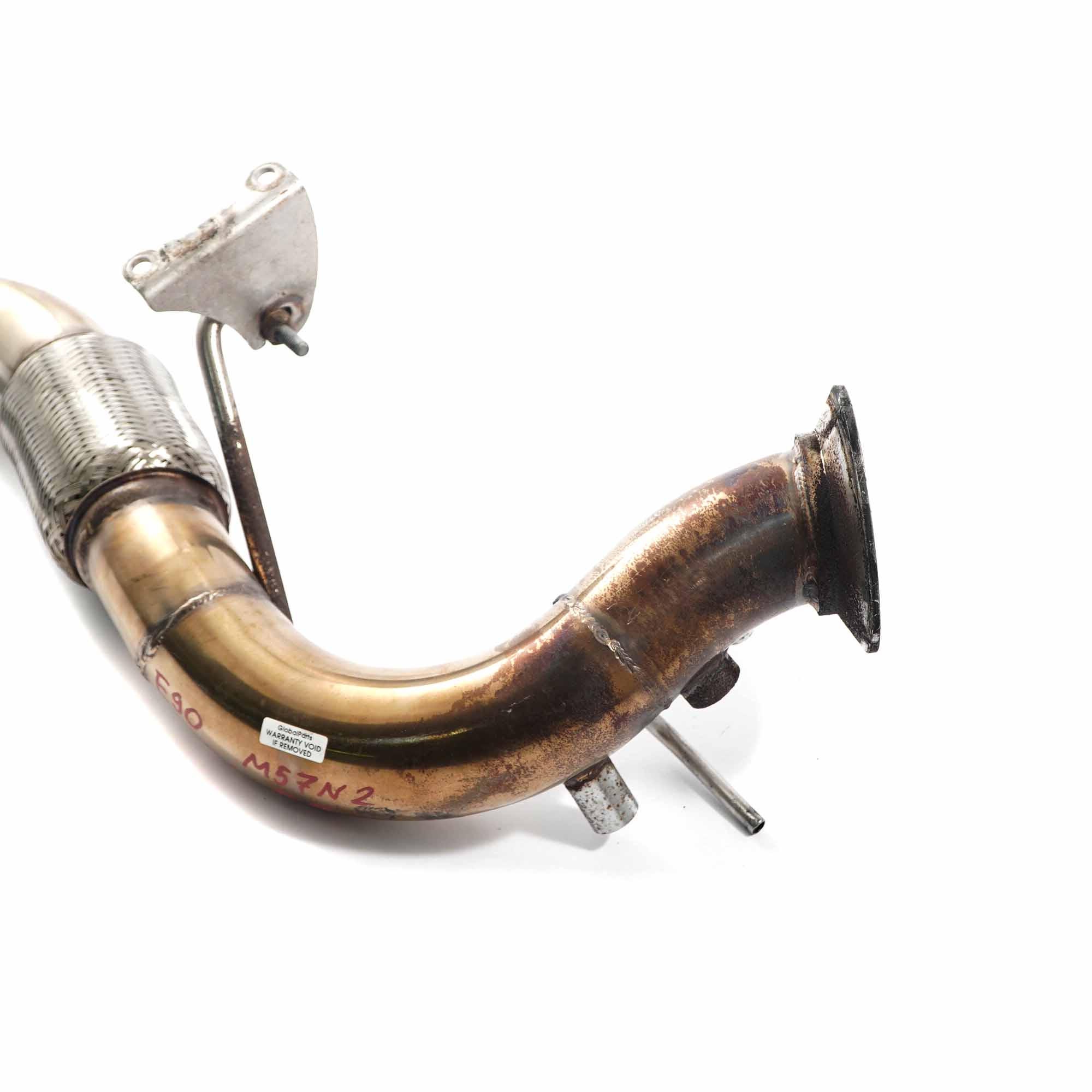 BMW 3er E90 E91 325d M57N2 Auspuff Turbo Decat Catless Downpipe