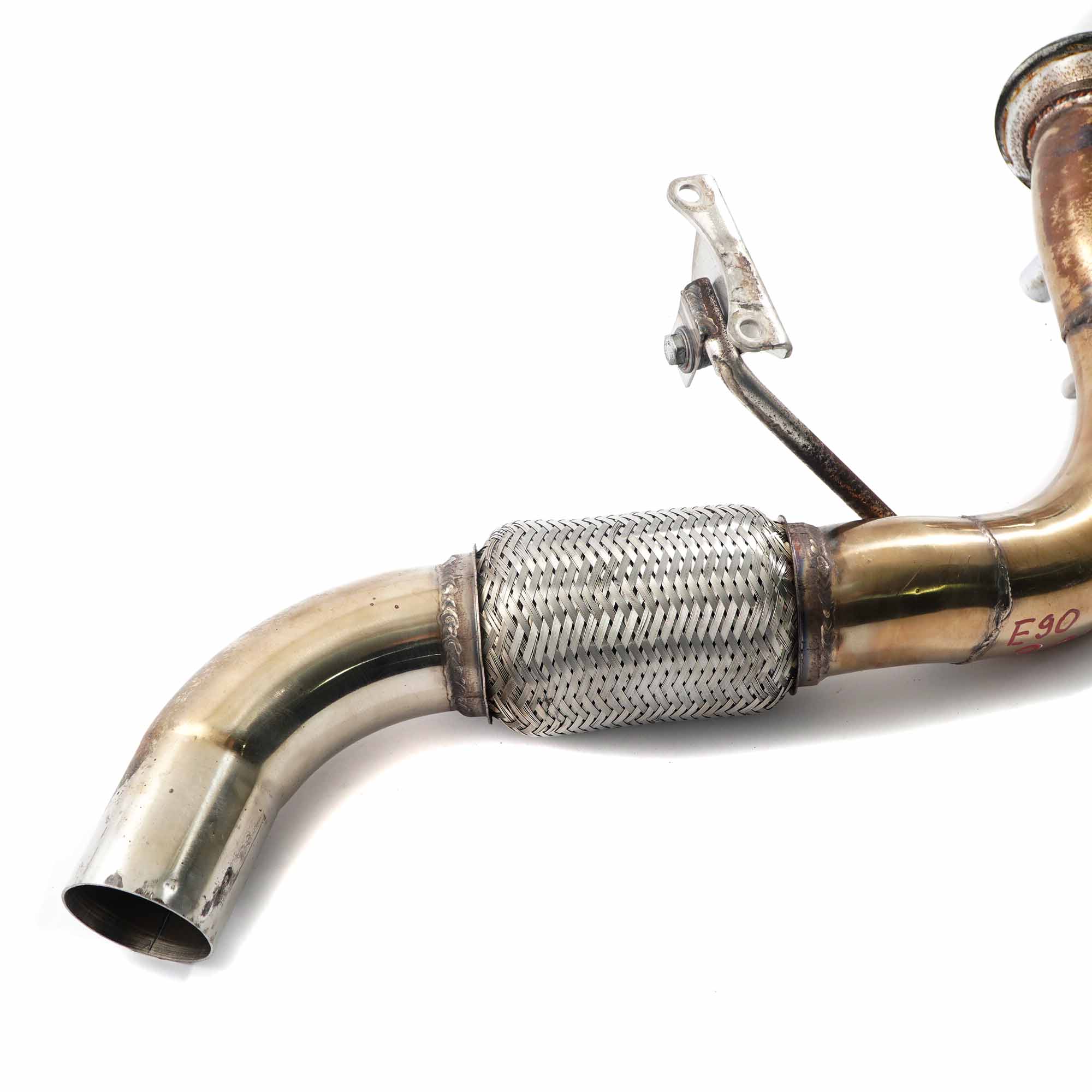 BMW 3er E90 E91 325d M57N2 Auspuff Turbo Decat Catless Downpipe