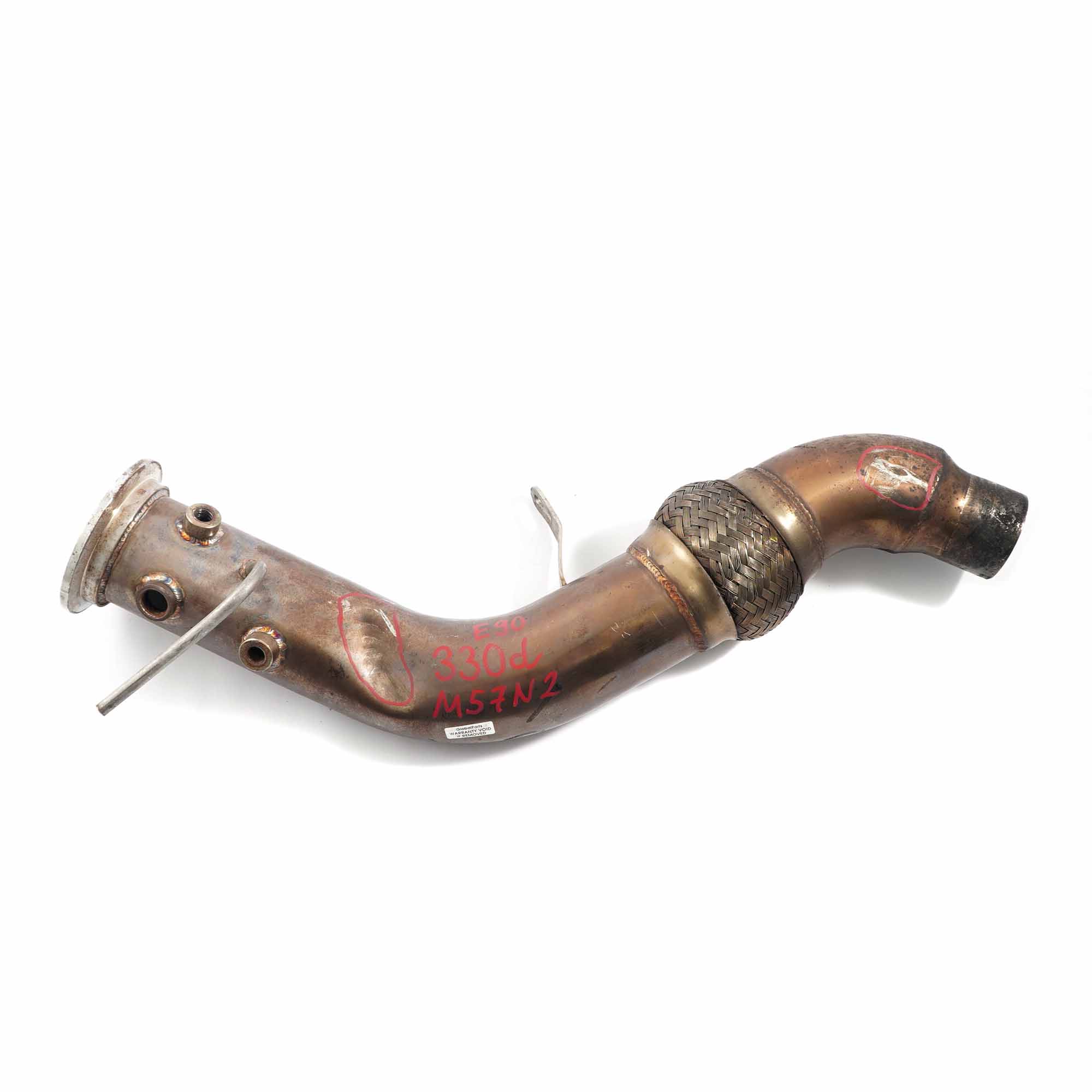 BMW E60 E90 325d 330d 525d 530d M57N2 Auspuff Turbo Decat Catless Downpipe