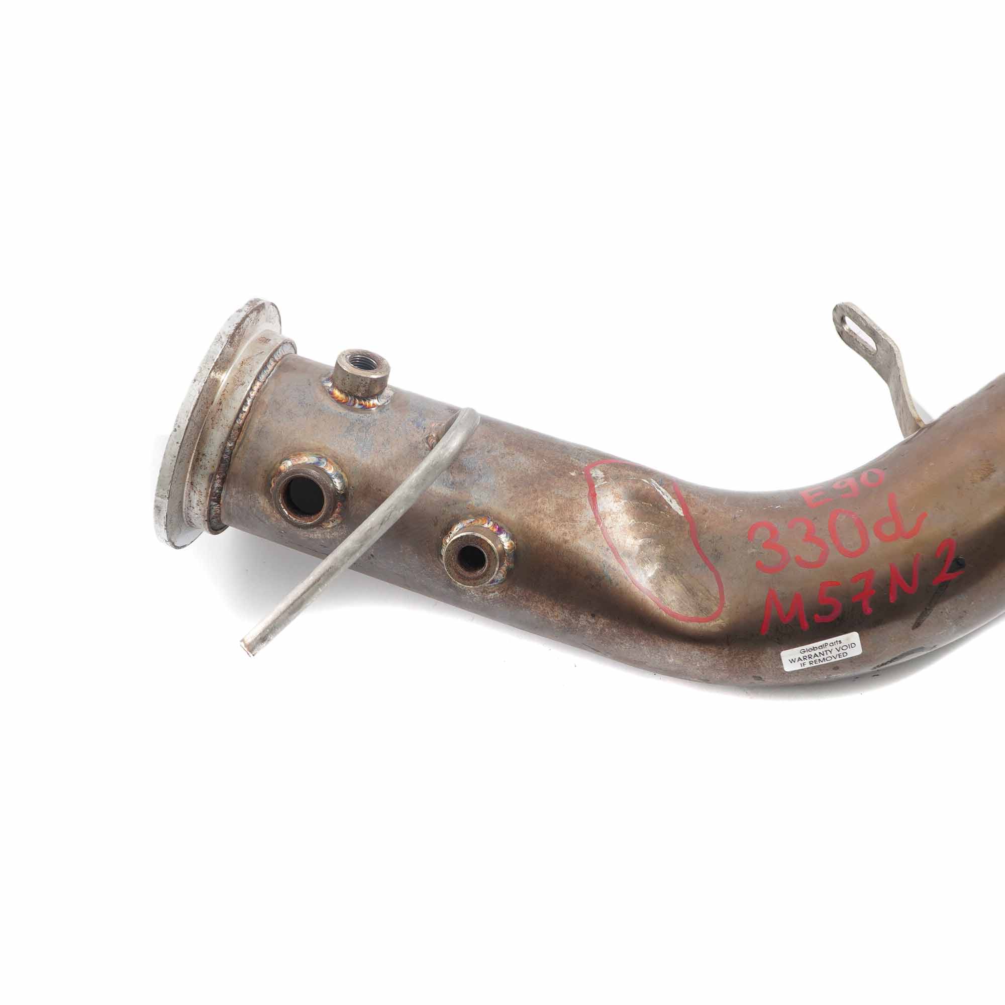 BMW E60 E90 325d 330d 525d 530d M57N2 Auspuff Turbo Decat Catless Downpipe