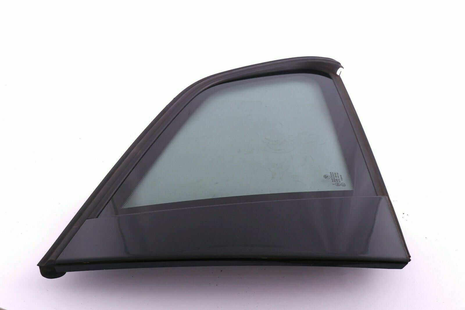 BMW X3 Series E83 LCI Trim Side Glass Window Rear Left N/S Glanzschwarz AS3