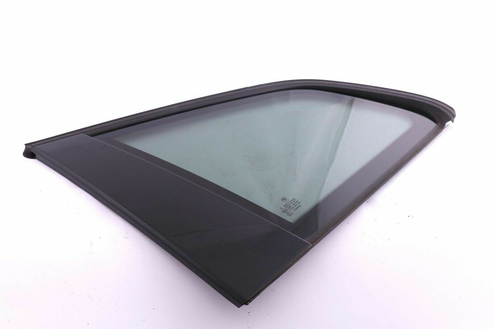 BMW X3 Series E83 LCI Trim Side Glass Window Rear Left N/S Glanzschwarz AS3