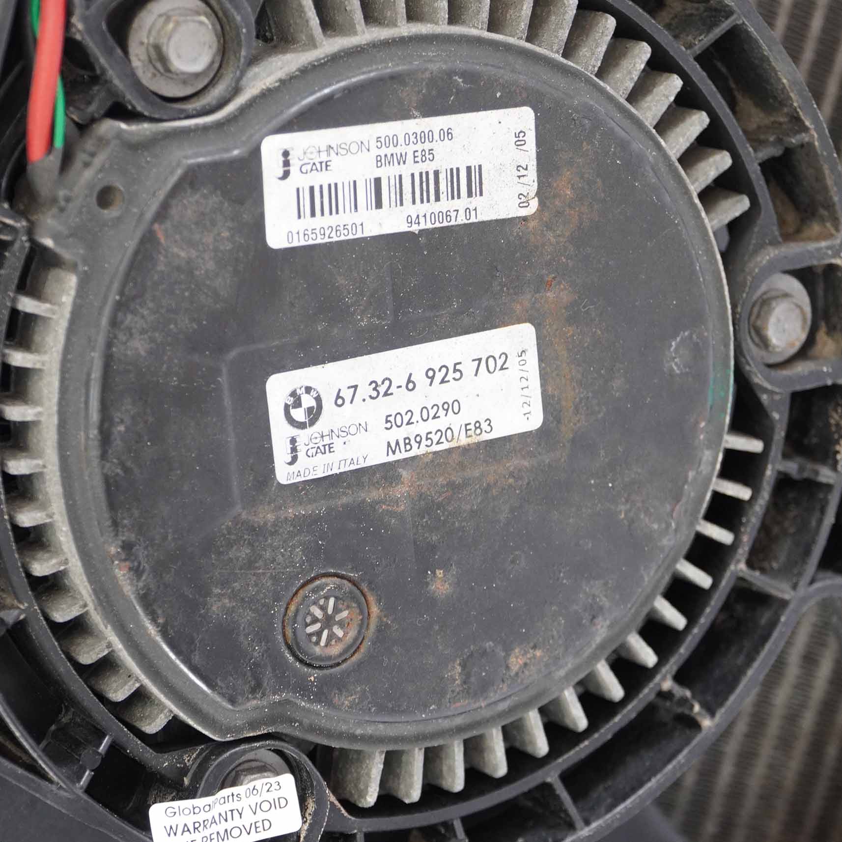 BMW X3 E83 Motor Kühler Lüfterzarge mit Lüfter 400W 3414008