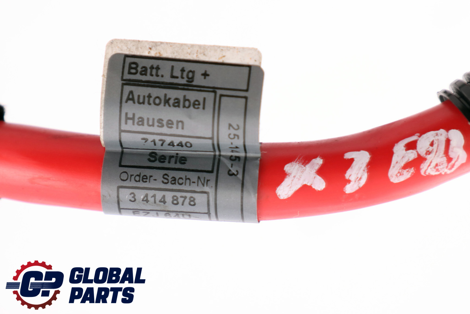 BMW X3 E83 LCI Batterie Pluskabel Rot Kabel Plus Pol Draht 3414878