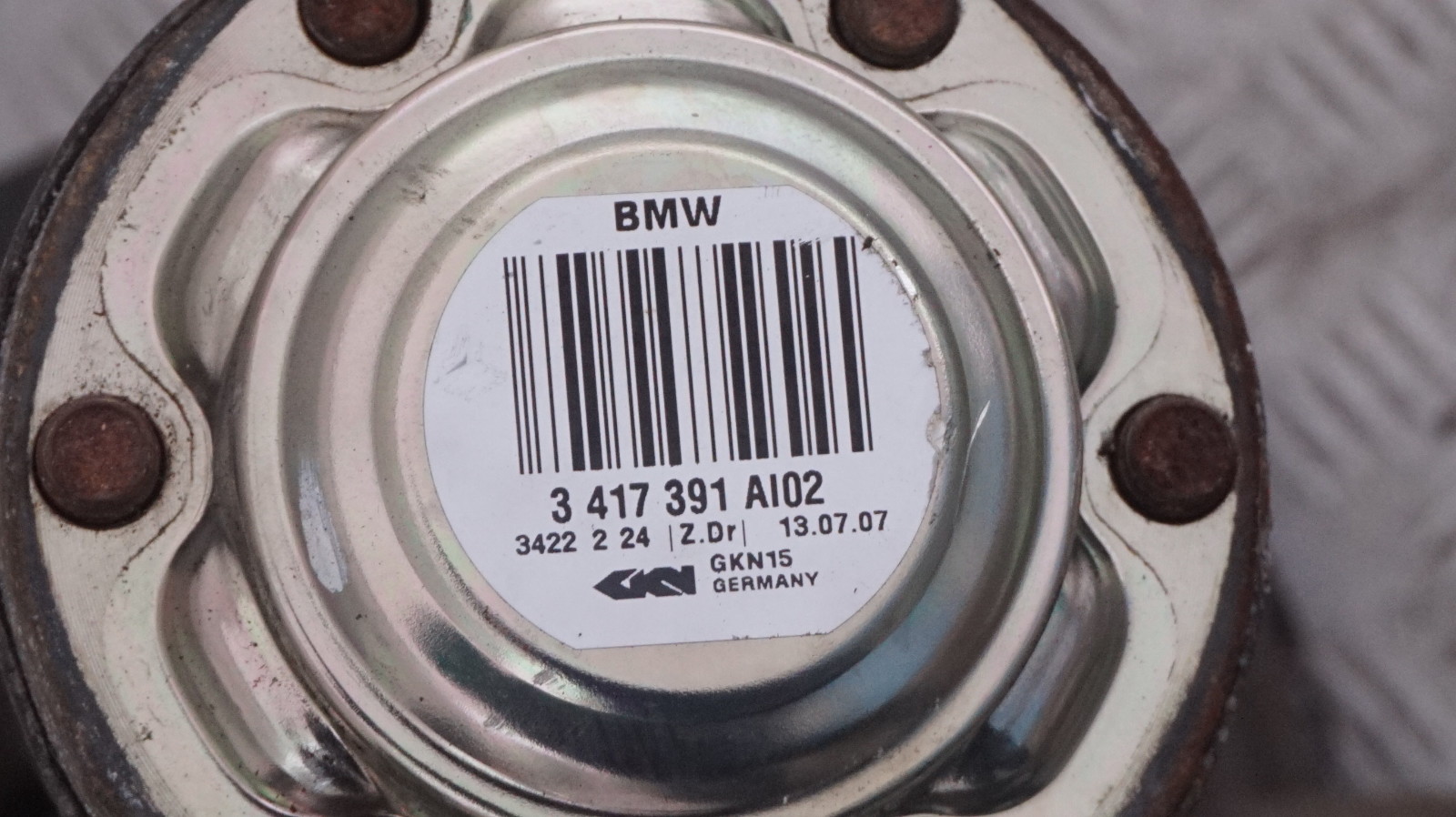 BMW X3 er E83 LCI 2.5si N52N Längslenker Bremsscheibe Abtriebswelle Links