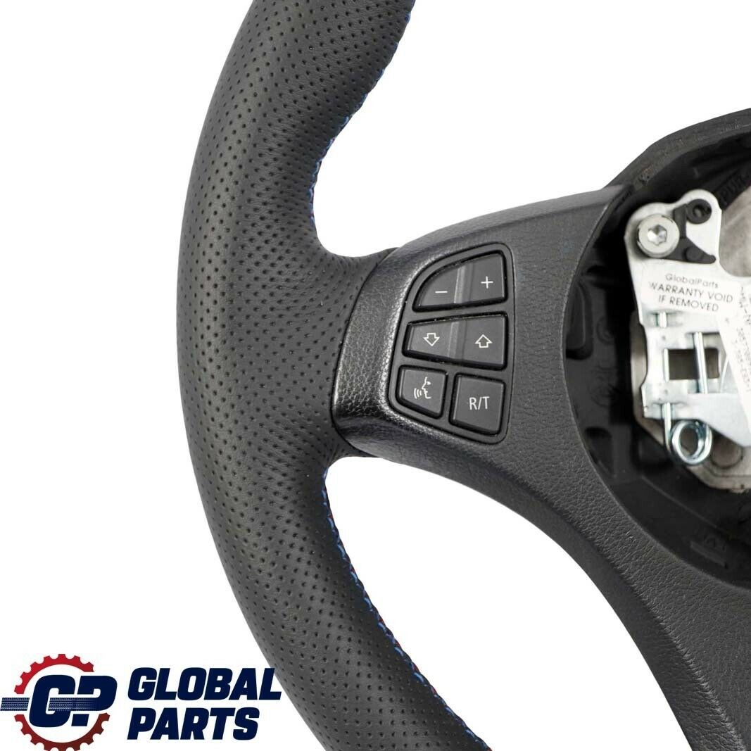 BMW X3 Series E83 LCI E83N NEW Black Leather Sport Steering Wheel M-tricoloured