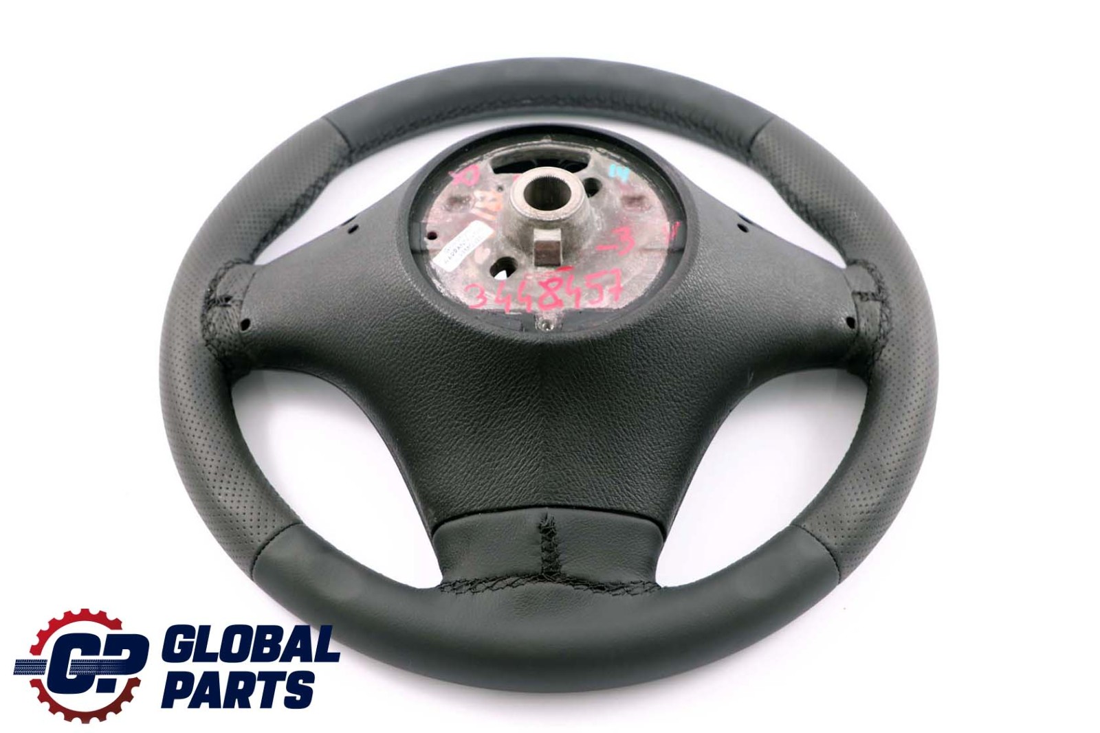 BMW X3 E83 LCI NEW Black Leather Sport Steering Wheel Black Threads 3448457