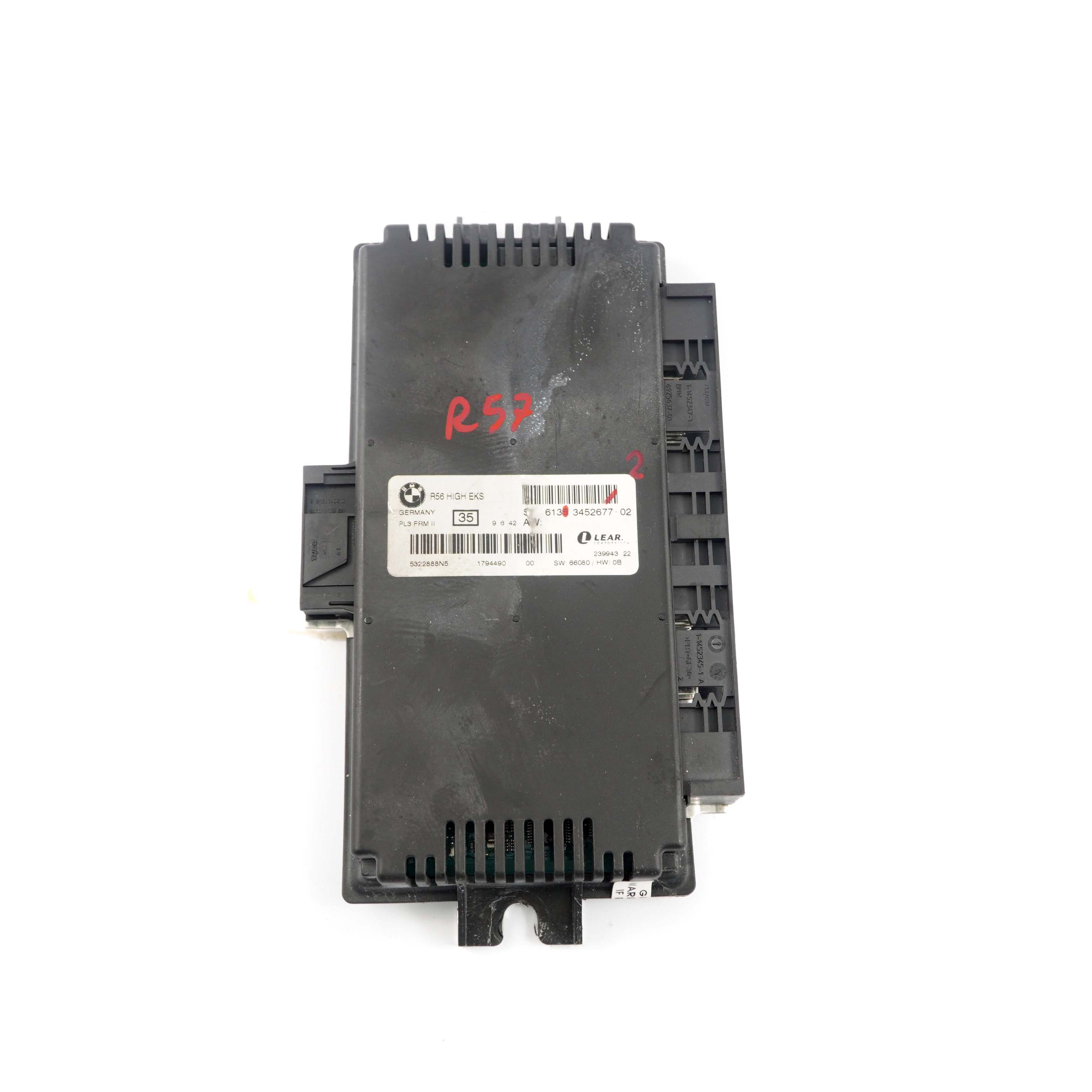 *Mini Cooper Cabrio R57 Fußraumlichtmodul Hoch EKS ECU PL3 FRM II Lear 3452677