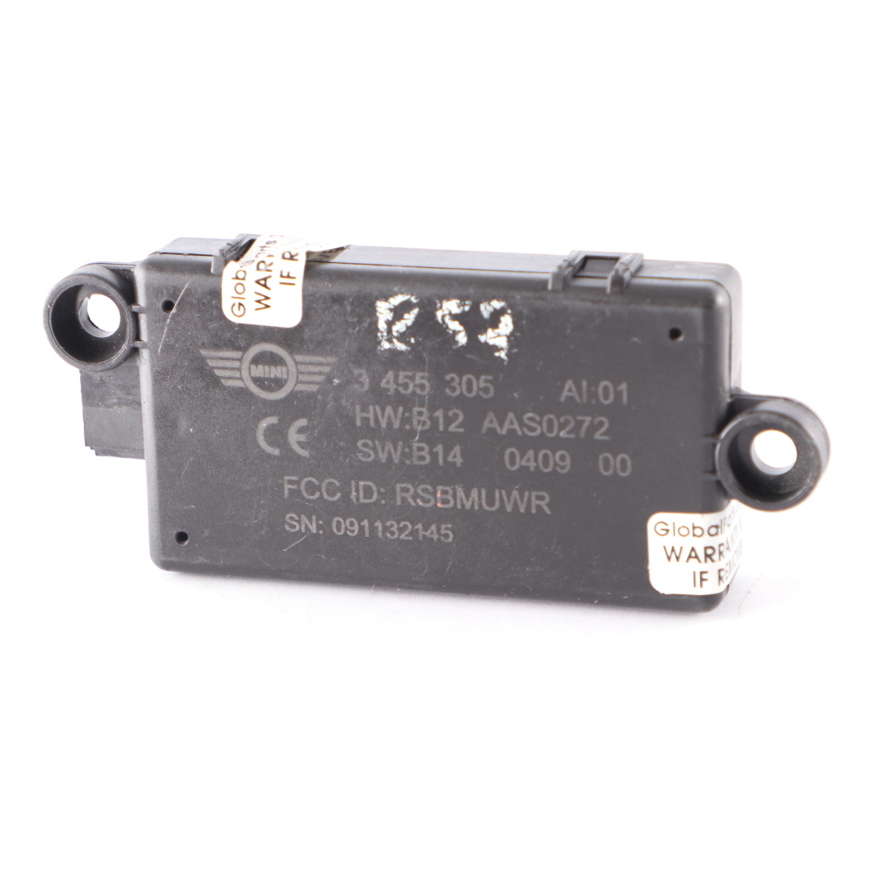 2 x Mini R57 R58 R59 DWA Tür alarm anlage Modul Steuergerät Satz 3455305