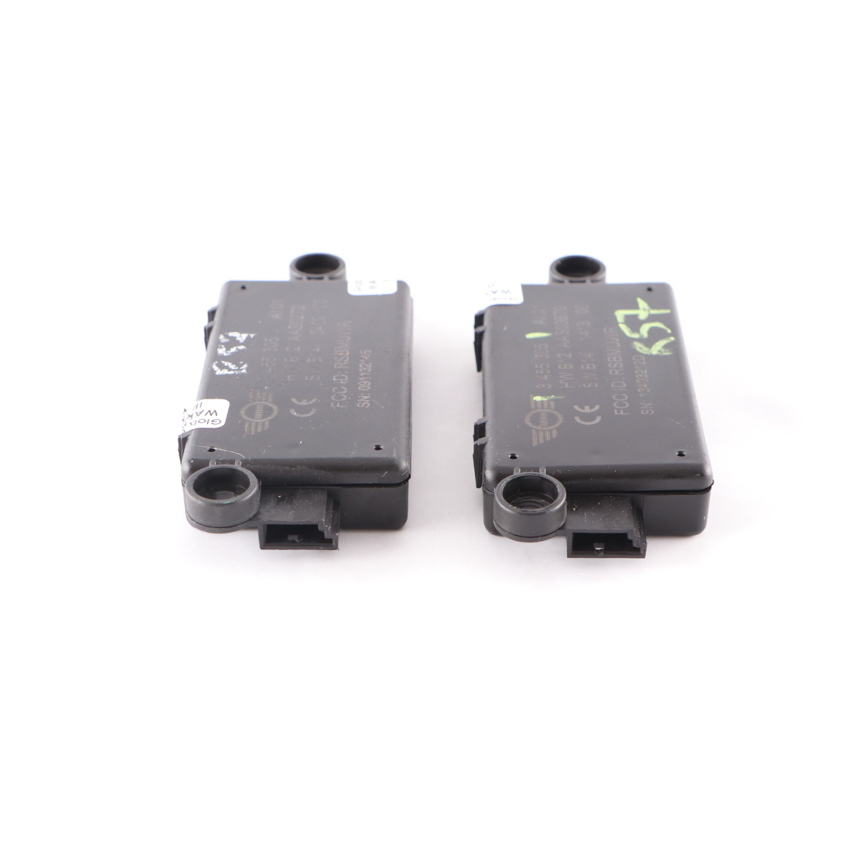 2 x Mini R57 R58 R59 DWA Tür alarm anlage Modul Steuergerät Satz 3455305