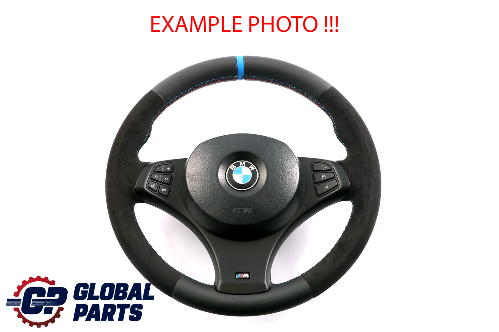 BMW X3 er E83 M Sport Lenkrad Sportlenkrad Neues Leder / Alcantara Schwarz