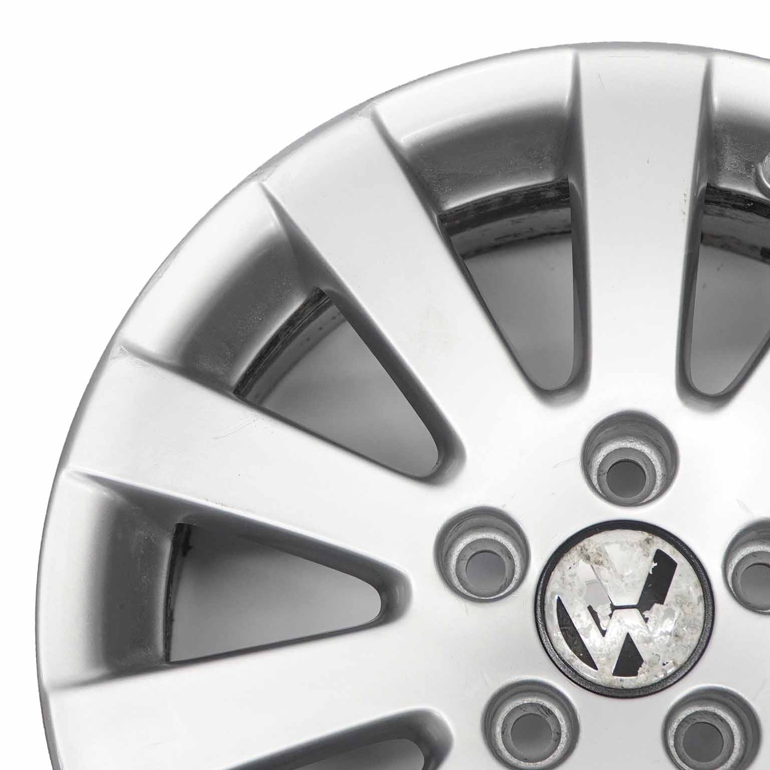 VW Volkswagen Passat B6 Silberne Leichtmetall felge 16" ET:45 7J 3C0601025