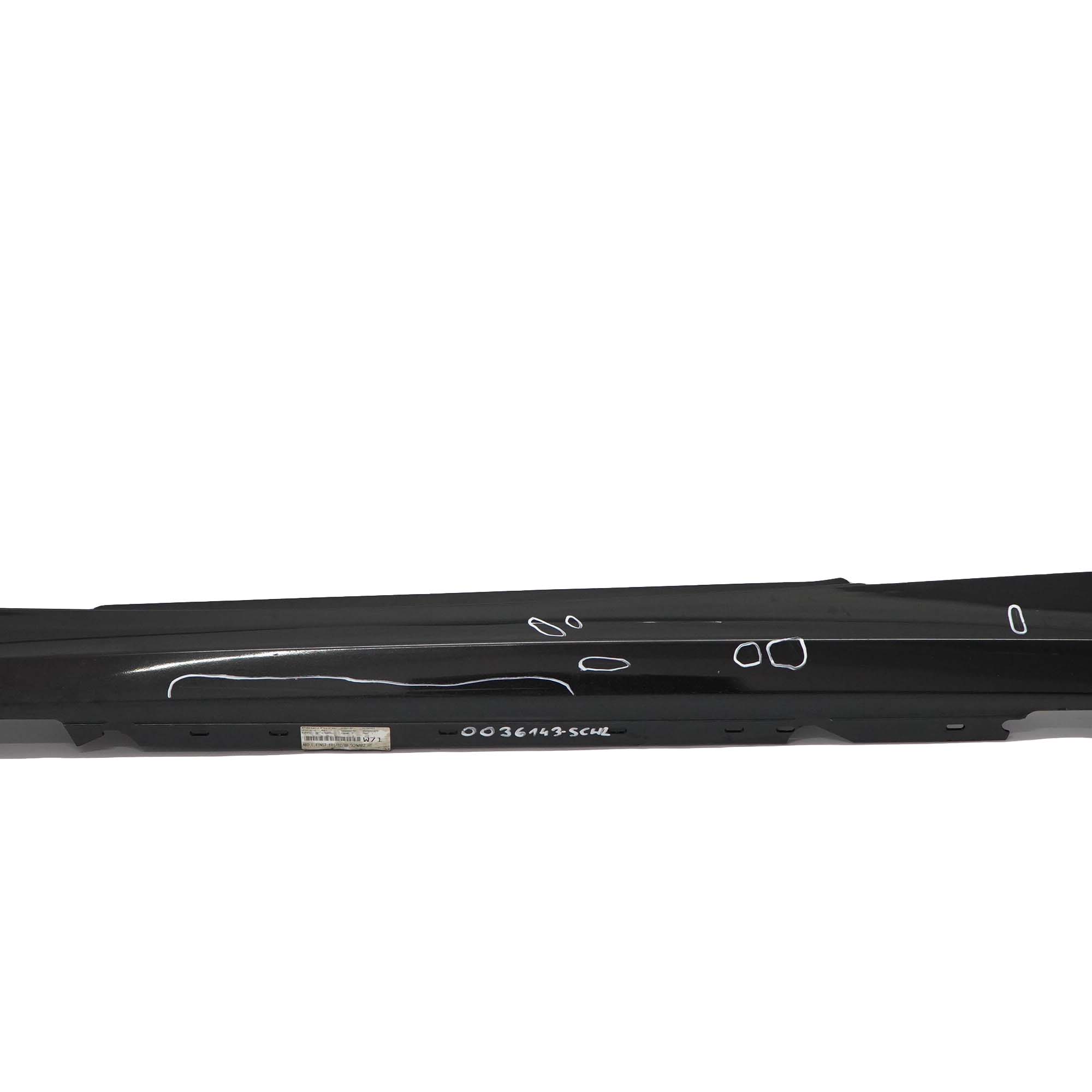 BMW 1 E81 E82 E88 2 Sill Strip Side Skirt Left N/S Schwarz 2 Black - 668