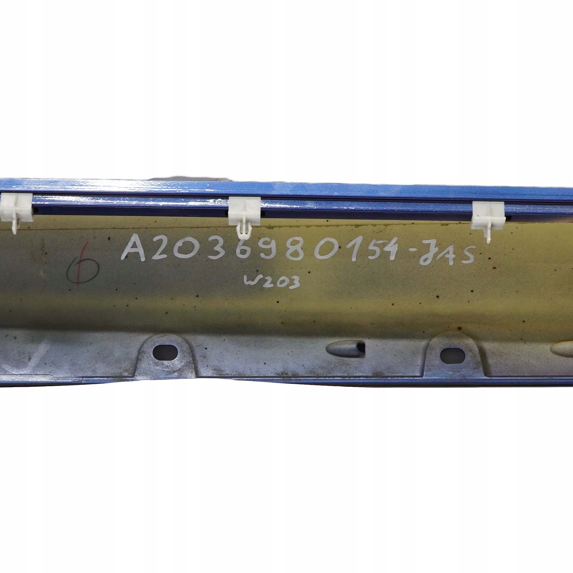 Mercedes-Benz W203 Door Sill Side Cover Skirt Left N/S Jaspisblau Blue - 345