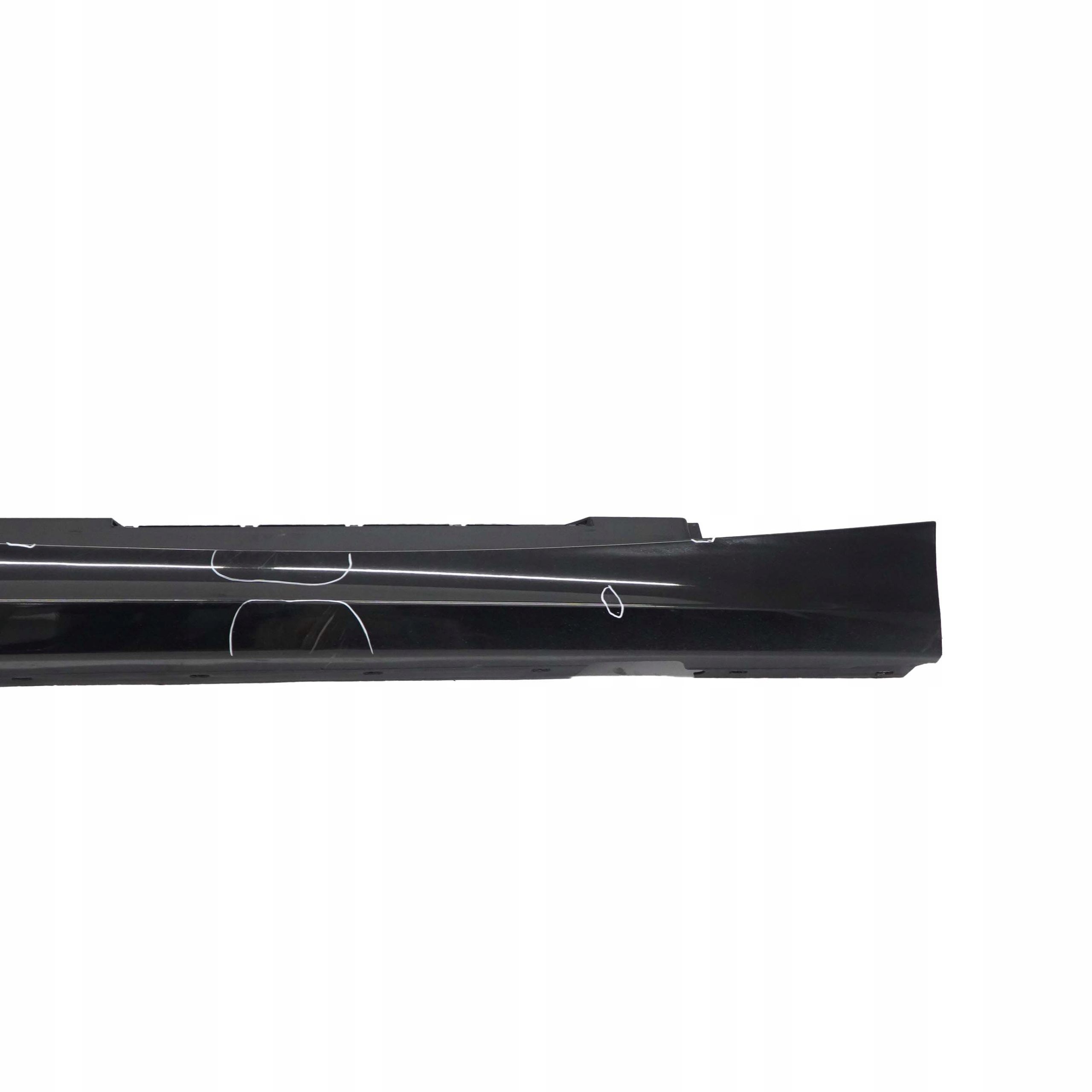 BMW 1 E87 LCI 6 Sill Strip Side Skirt Right O/S Schwarz 2 Black - 668