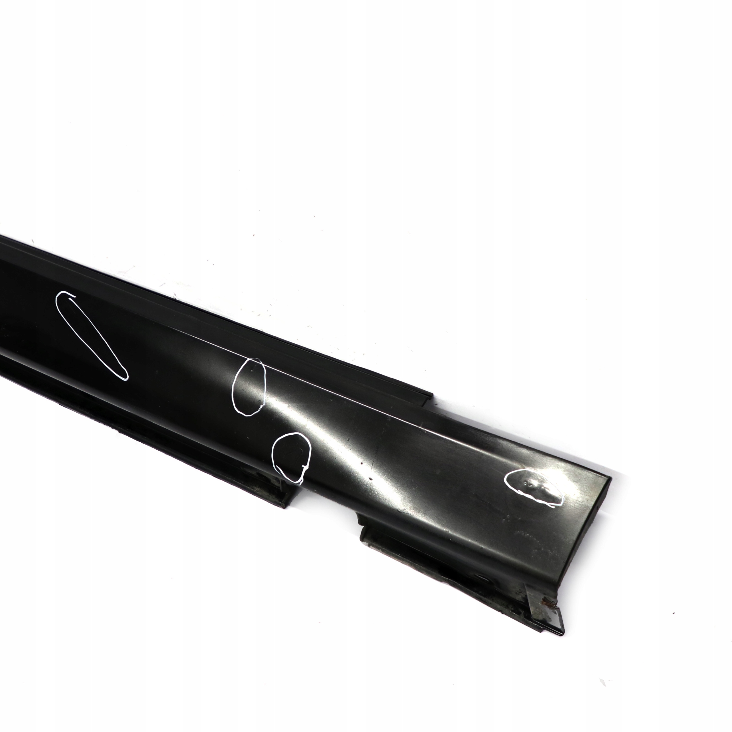 BMW 7 Series E66 Long Door Sill Cover Skirt Right O/S Black Sapphire - 475