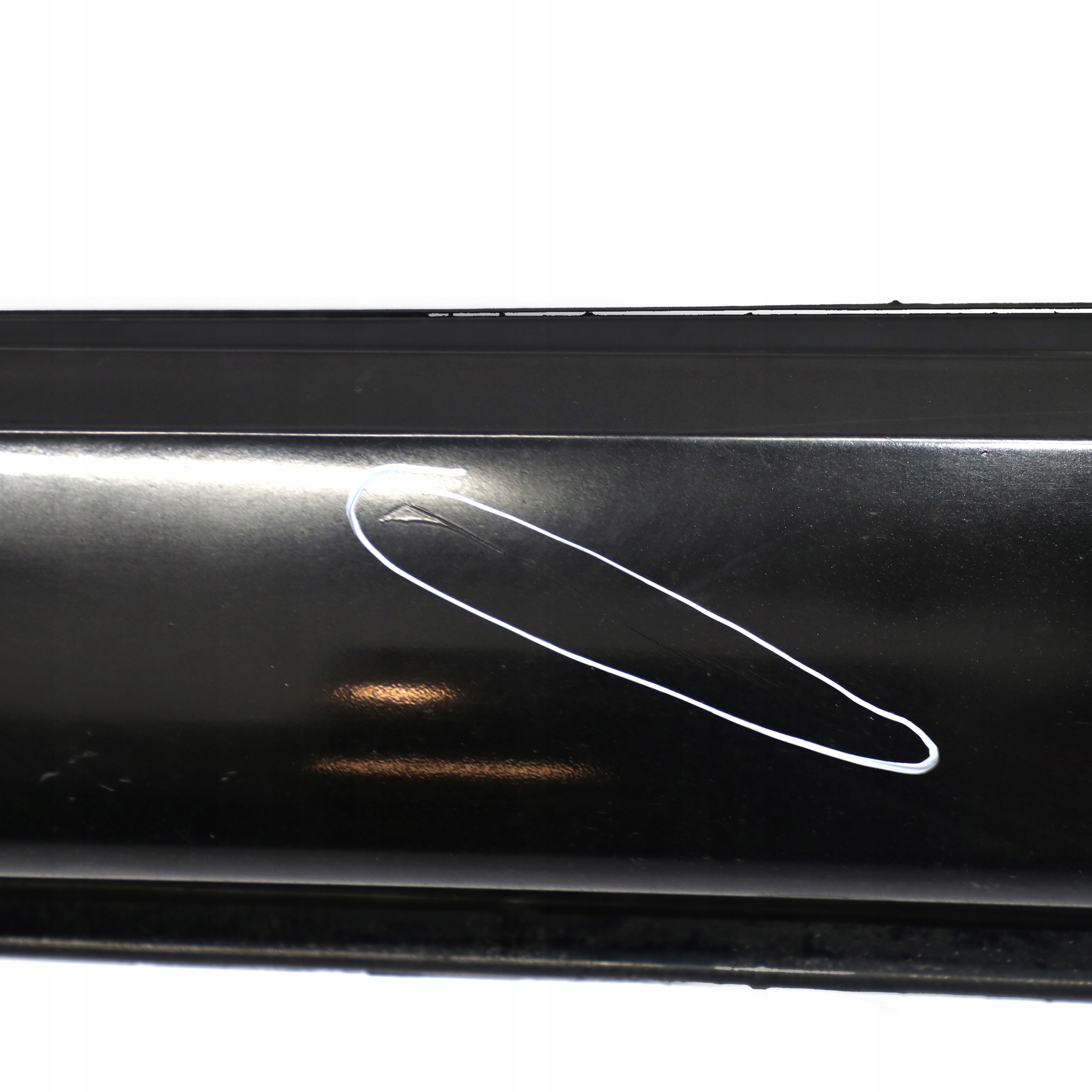 BMW 7 Series E66 Long Door Sill Cover Skirt Right O/S Black Sapphire - 475