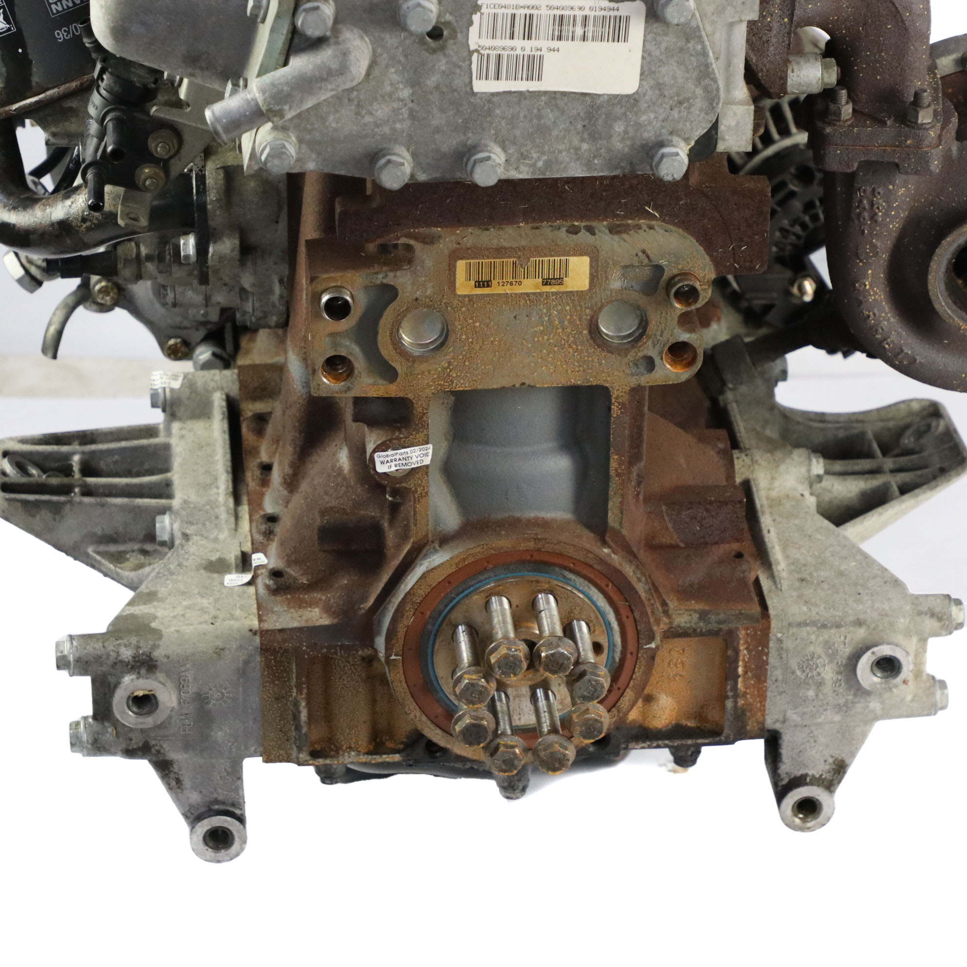 Iveco Daily 3 3.0 Diesel Kompletter Motor F1CE0481B 166PS 79TKM, GARANTIE