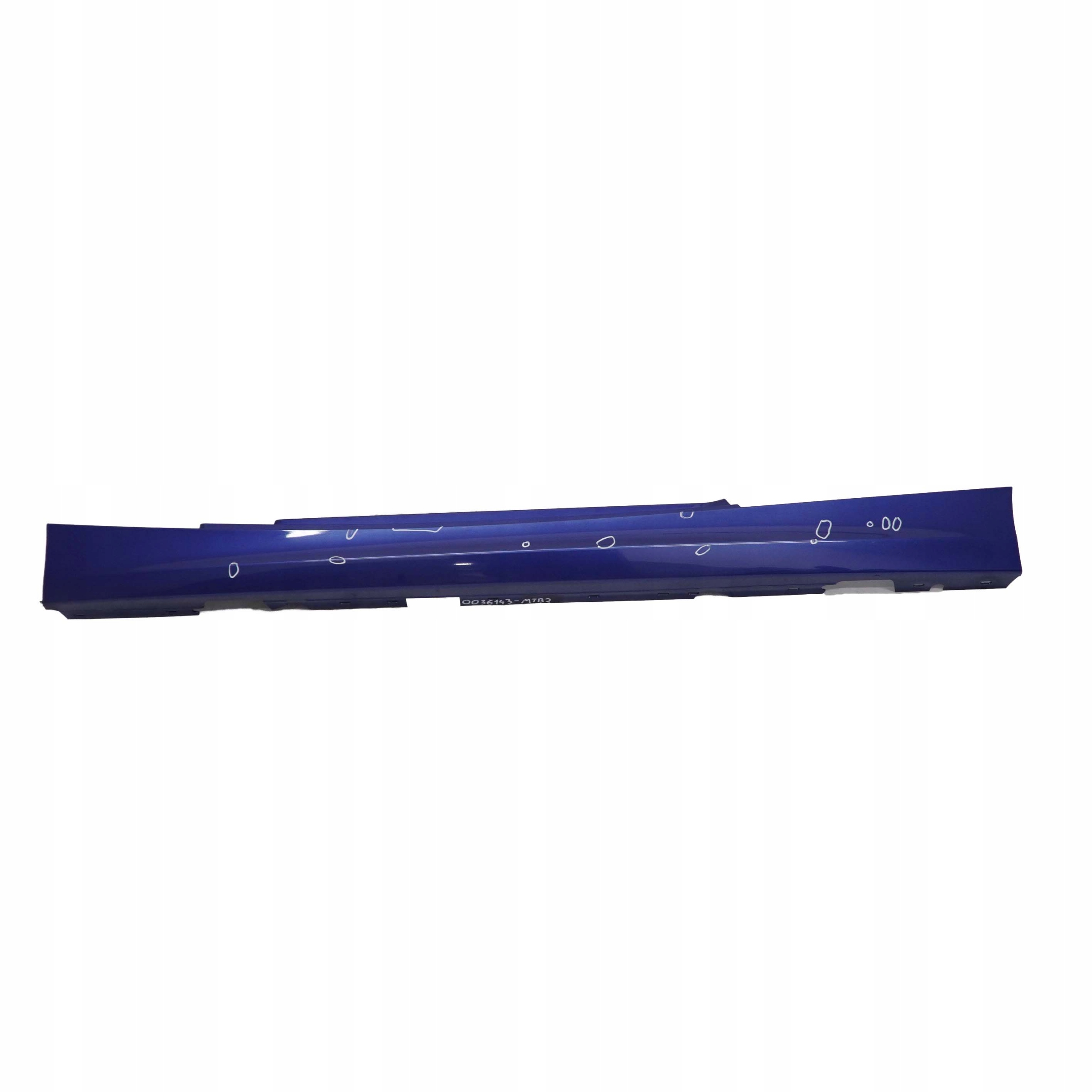 BMW 1 E81 E82 E88 2 Sill Strip Side Skirt Left N/S Montegoblau Blue - A51