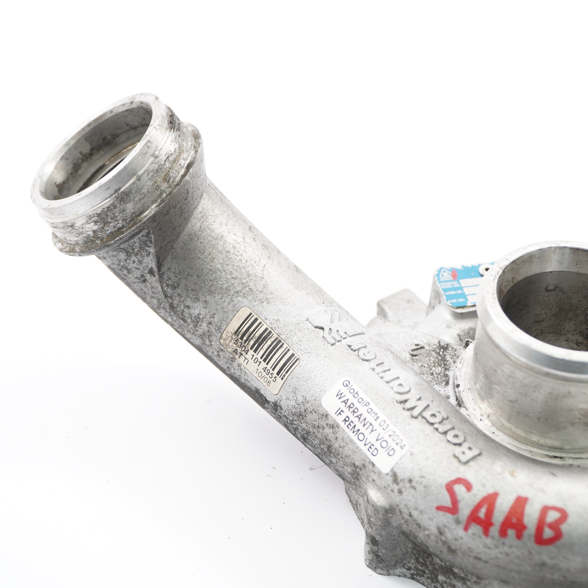 Saab 9-3 1.9 TTiD Diesel Turbo Turbolader Teil Abdeckung Gehäuse 53041014989