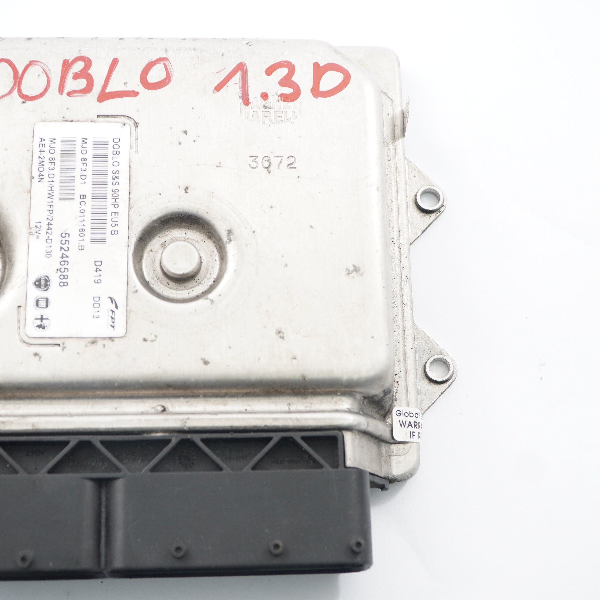 Fiat Doblo 1.3 Diesel Multijet 90PS Motor steuergerät Modul ECU 55246588