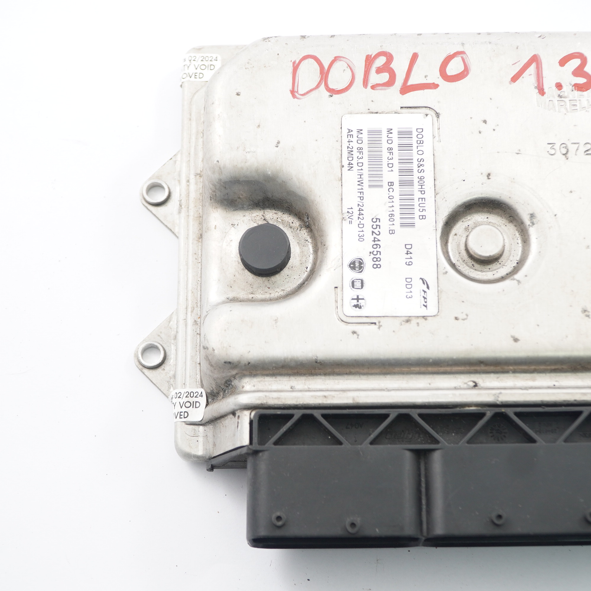 Fiat Doblo 1.3 Diesel Multijet 90PS Motor steuergerät Modul ECU 55246588