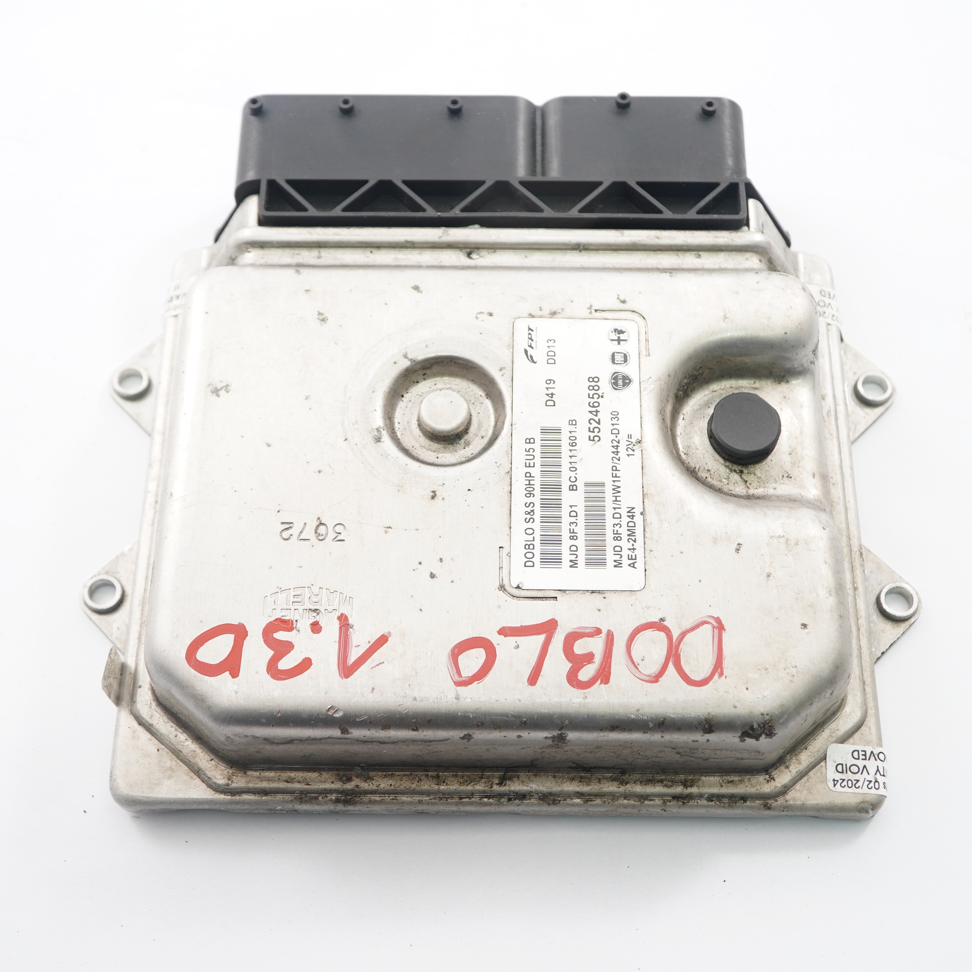 Fiat Doblo 1.3 Diesel Multijet 90PS Motor steuergerät Modul ECU 55246588