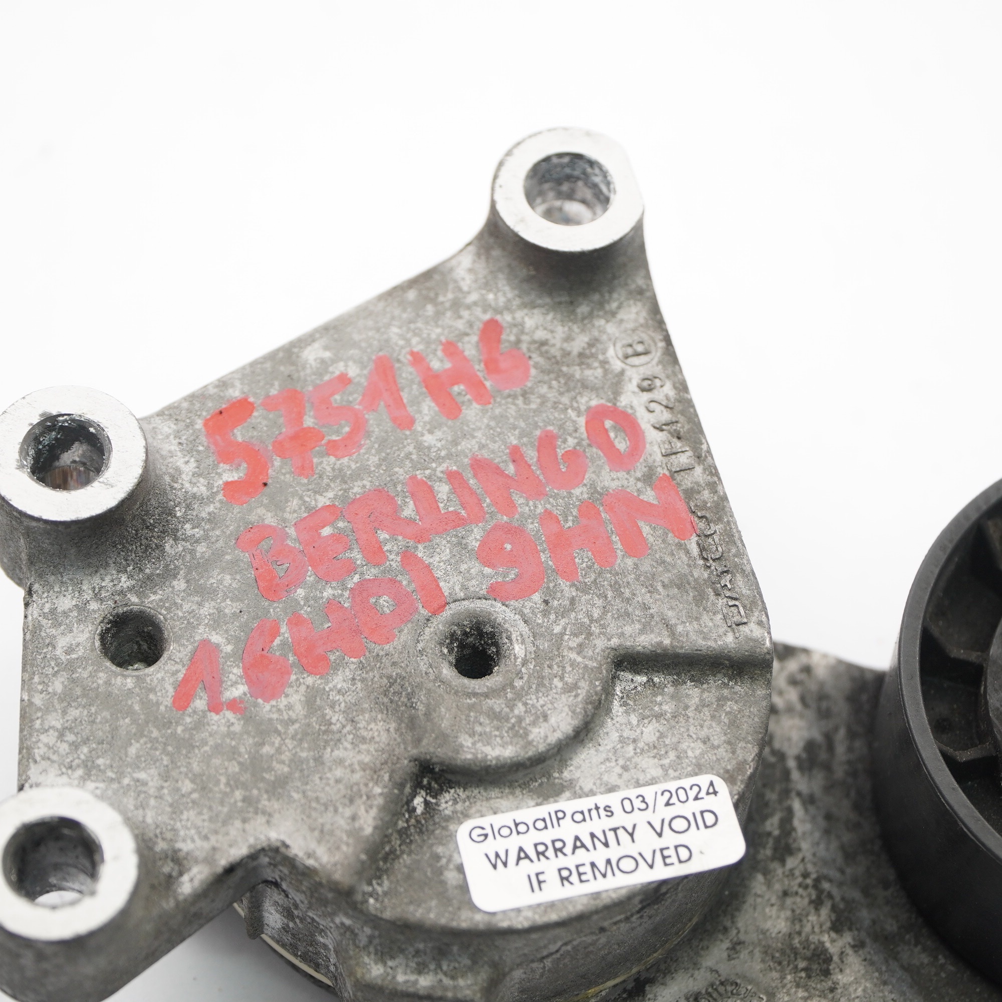 Citroen Berlingo B9 1.6 HDI Diesel Motor Hilfsriemenspanner Riemenscheibe 5751H6