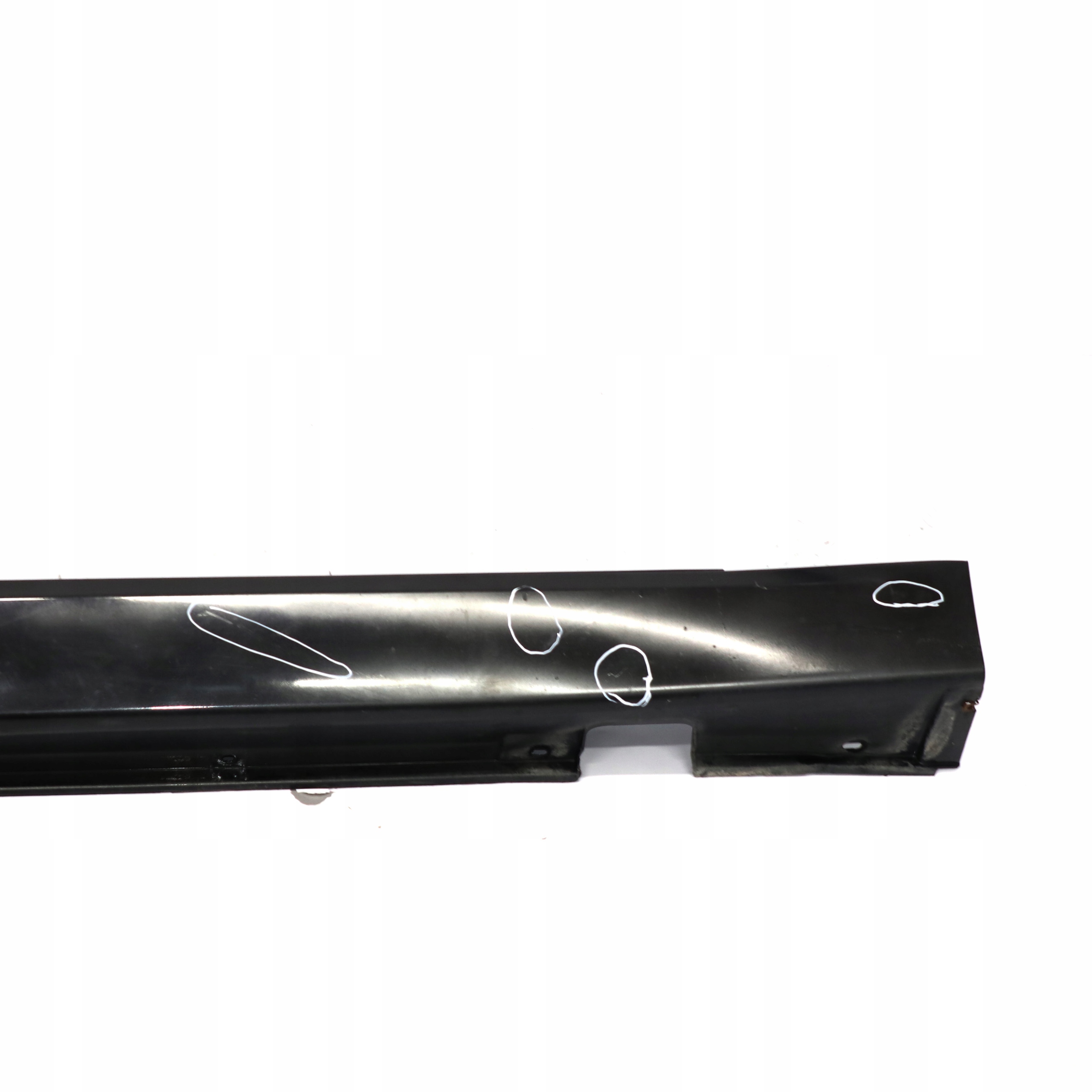 BMW 7 Series E66 Long Door Sill Cover Skirt Right O/S Black Sapphire - 475