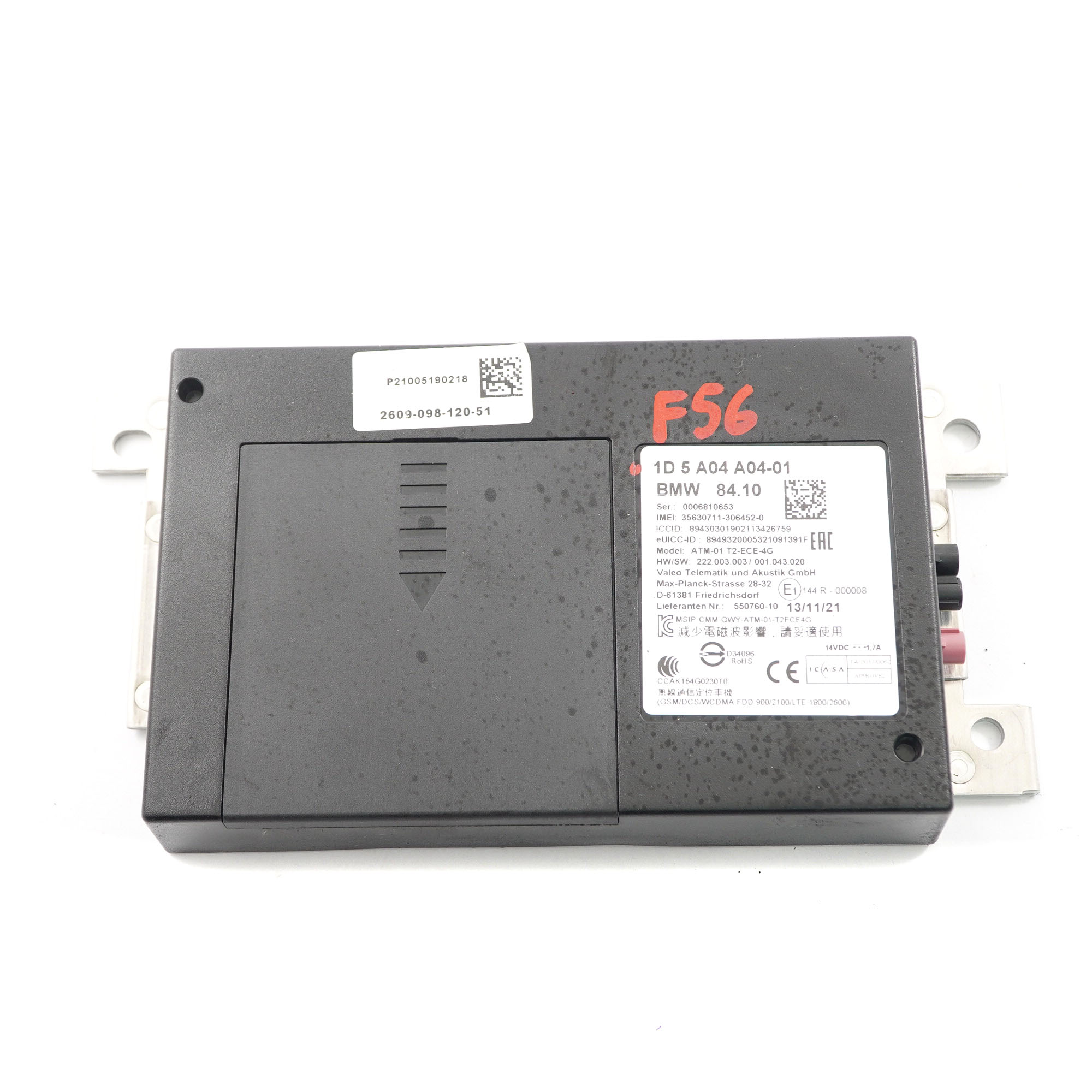 Telematik modul Mini F54 F55 F56 F60 Bluetooth Steuergerät ECU 5A04A04