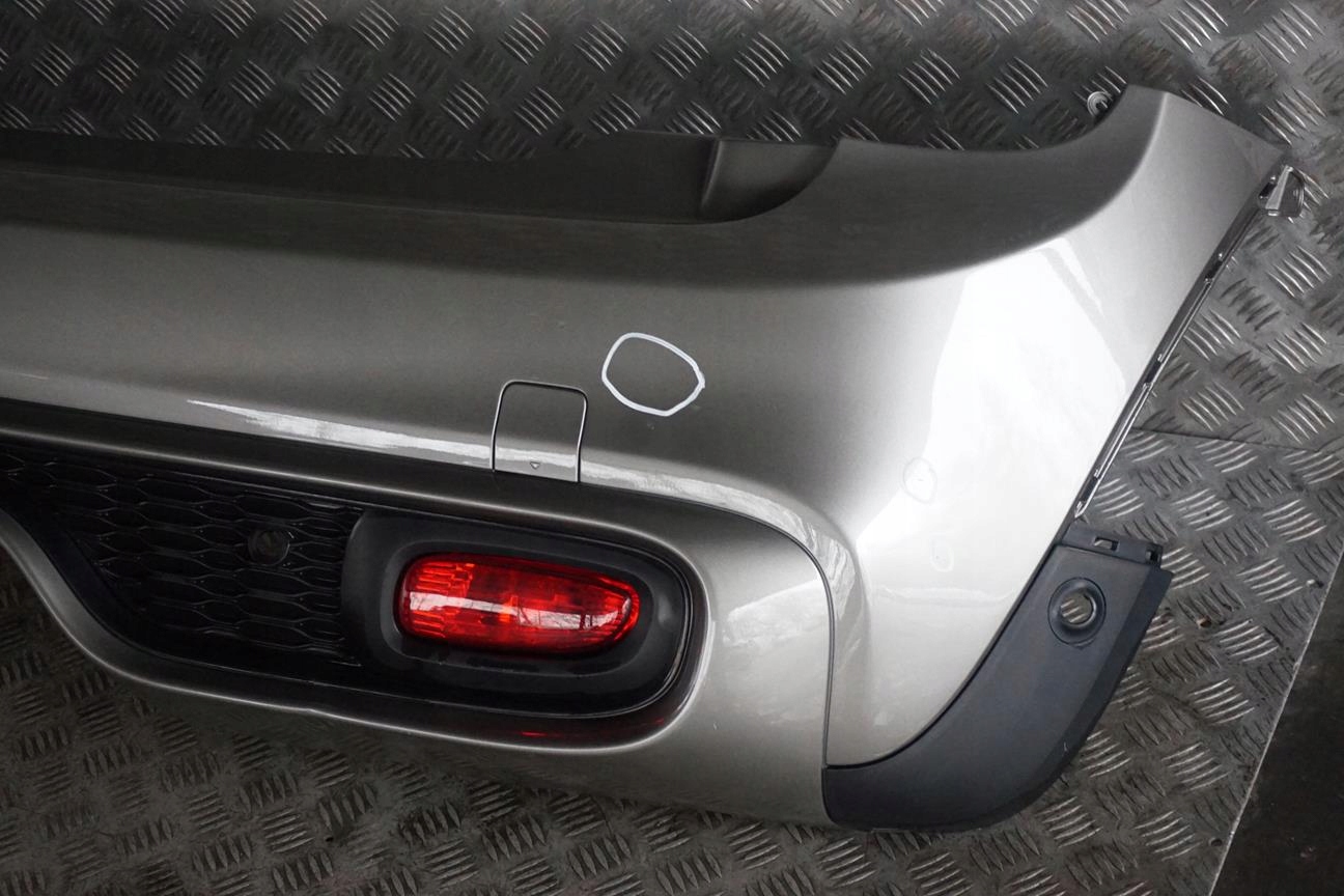 Mini Cooper S R56 R57 Verkleidung Stossfänger Hinten Melting Silver Silber