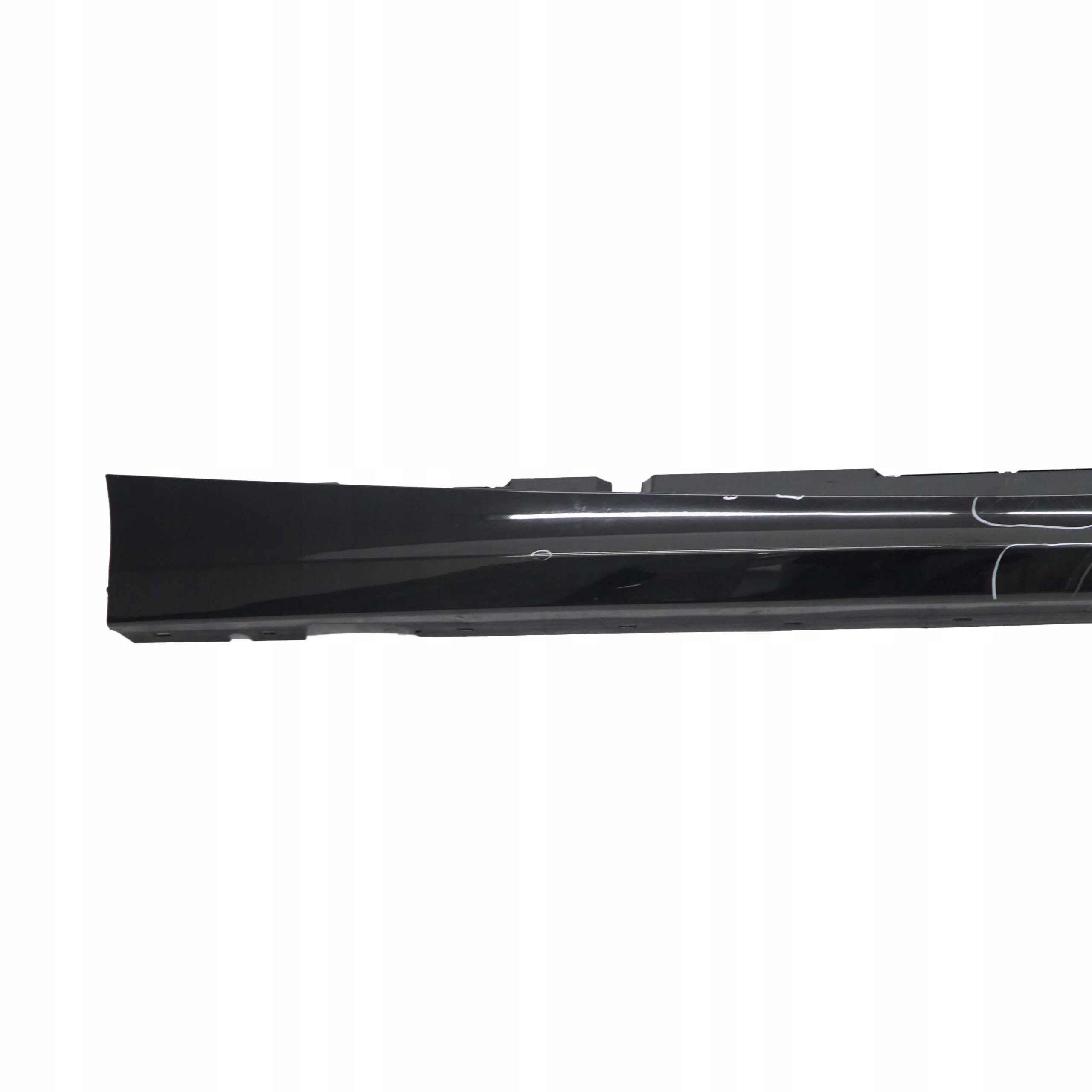 BMW 1 E87 LCI 6 Sill Strip Side Skirt Right O/S Schwarz 2 Black - 668