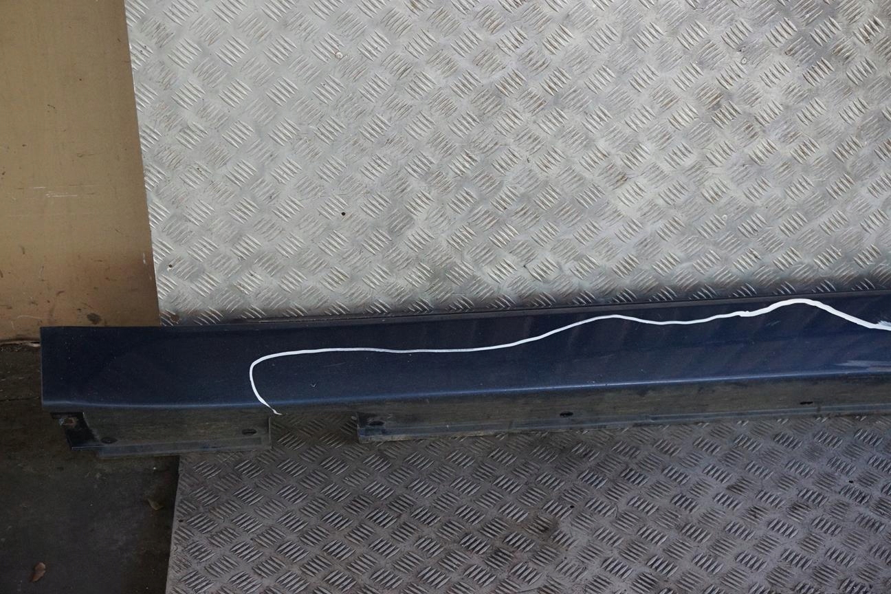 BMW 5 E60 E61 LCI 1 Door Sill Cover Side Skirt Left N/S Tiefseeblau Blue - A76