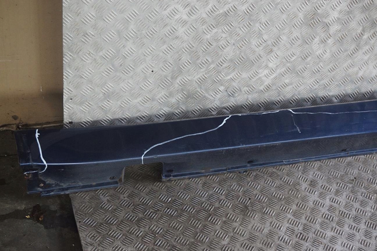 BMW 5 E60 E61 LCI Door Sill Cover Side Skirt Left N/S Tiefseeblau Blue - A76