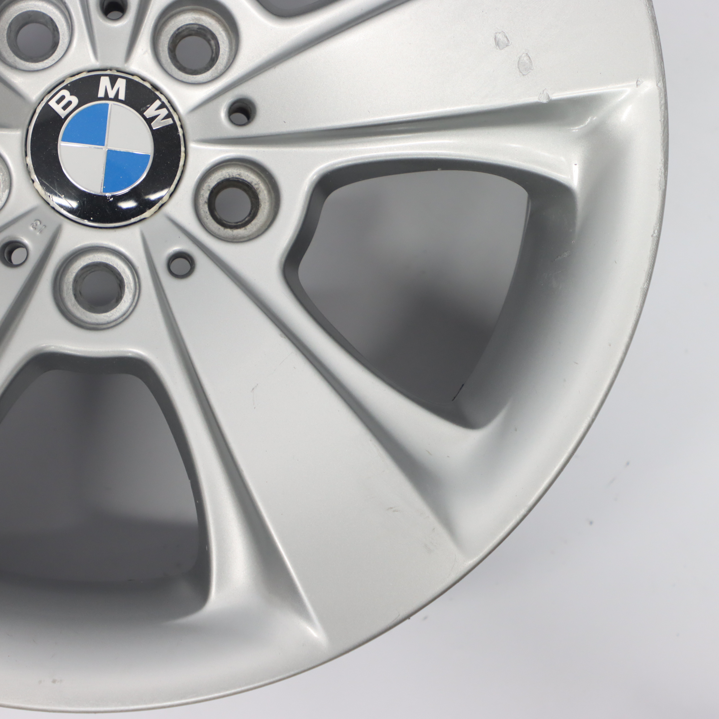 Wheel Rim BMW E63 E64 Silver Alloy 17" Star Spoke 117 7,5J ET:14 6758776