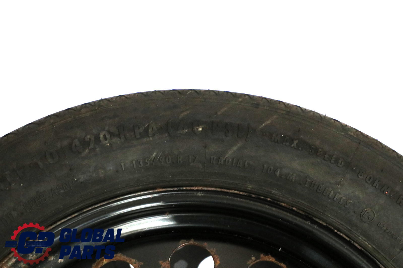 BMW X3 er E83 Notrad Stahl schwarz 135/90 R17 4BX17 ET:18 6758778